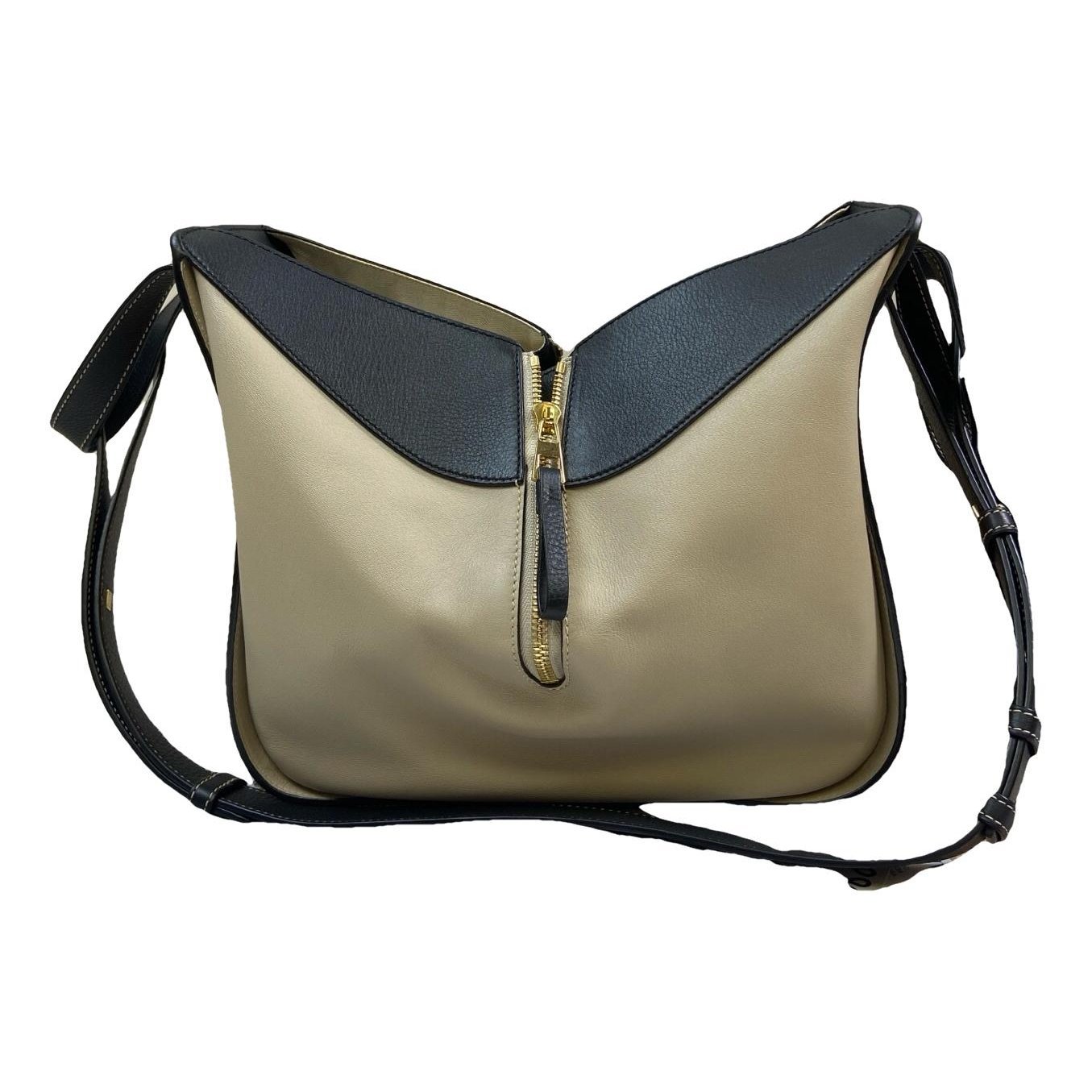Hammock leather handbag