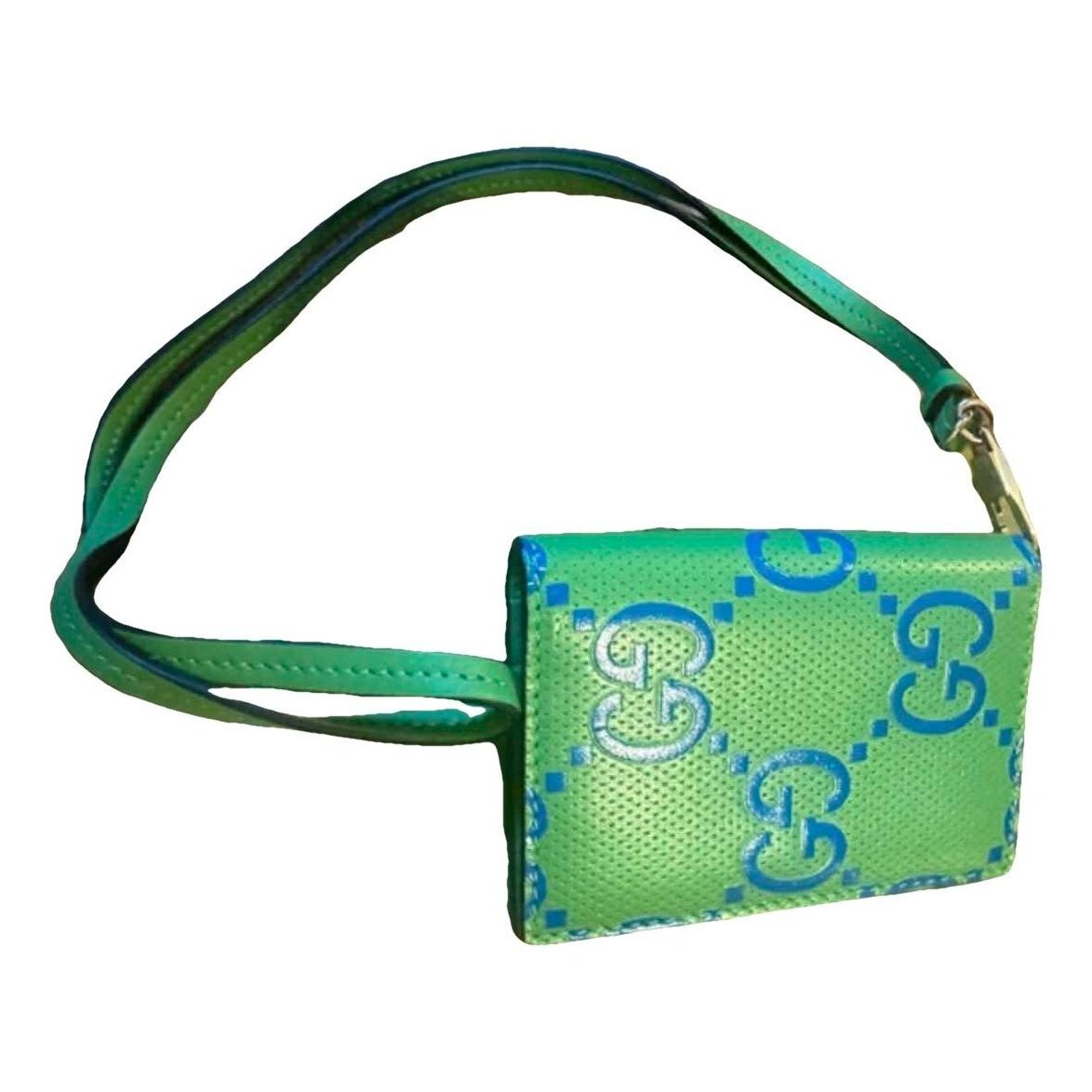 Leather clutch bag
