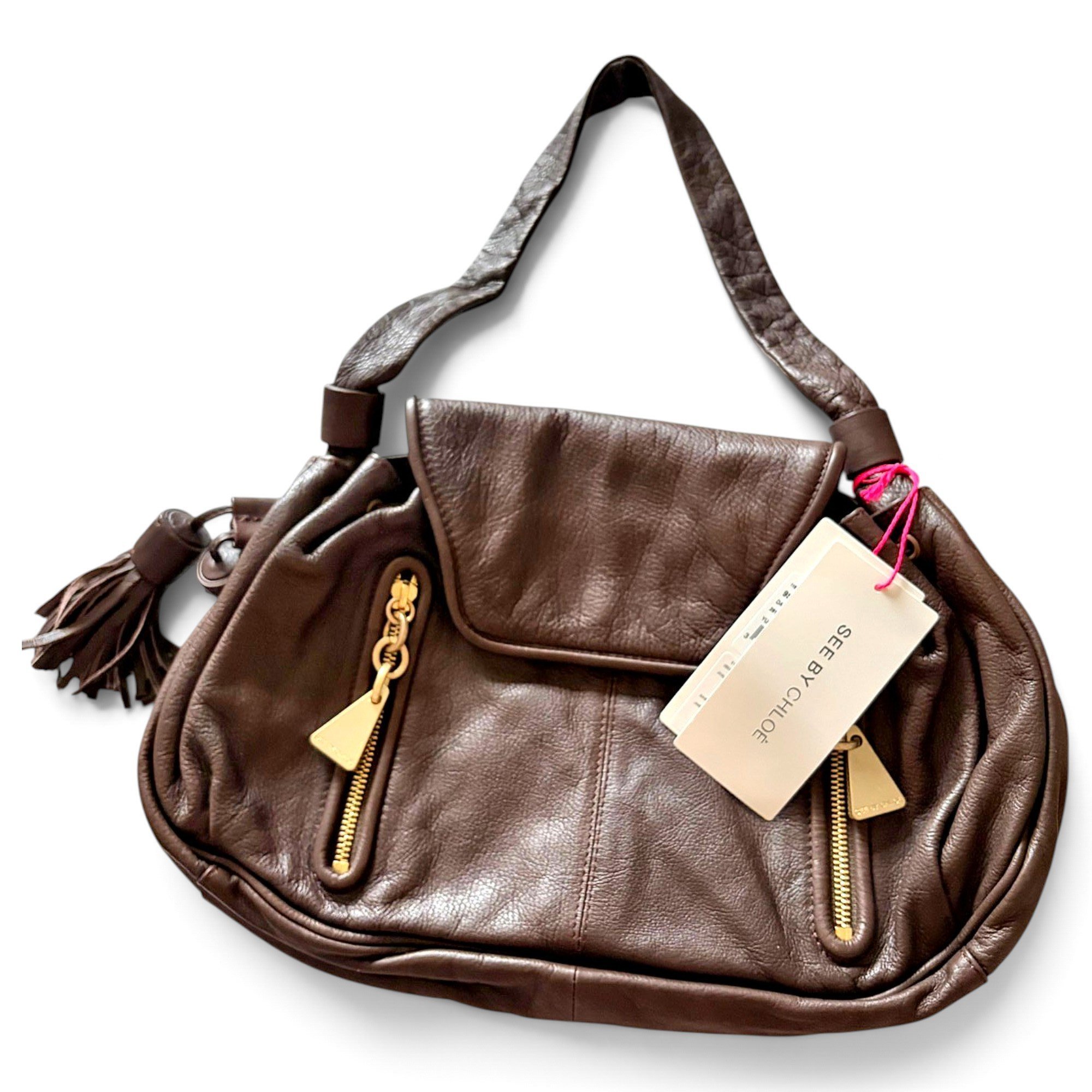 Leather handbag