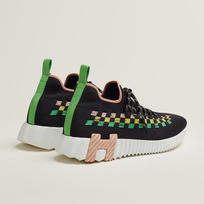 Multicolore Noir Tênis Slip-on Flex