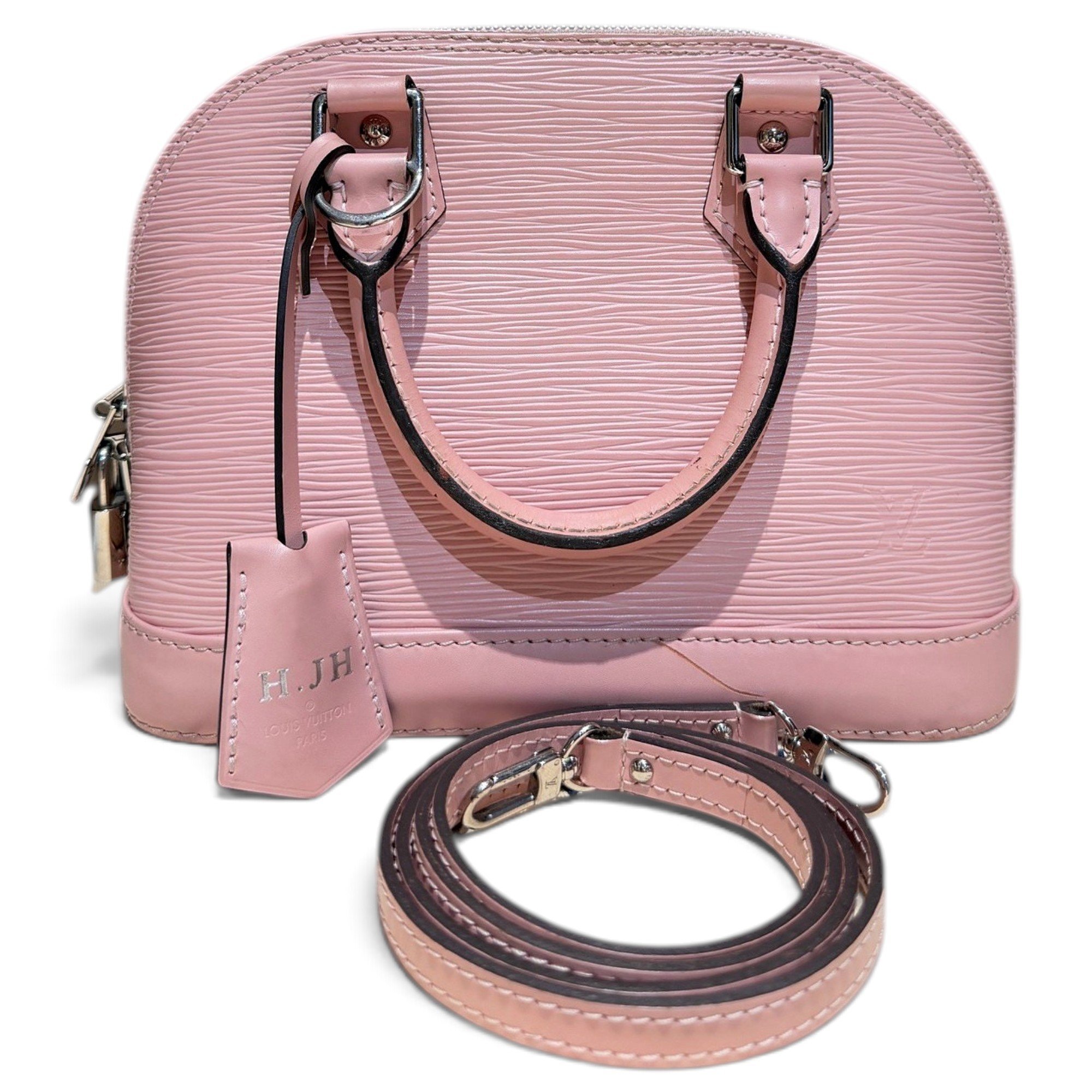 Louis Vuitton Alma BB leather handbag