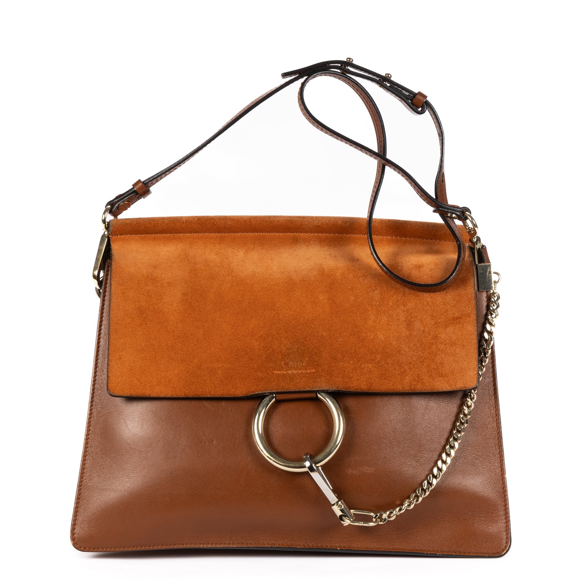 Faye leather handbag