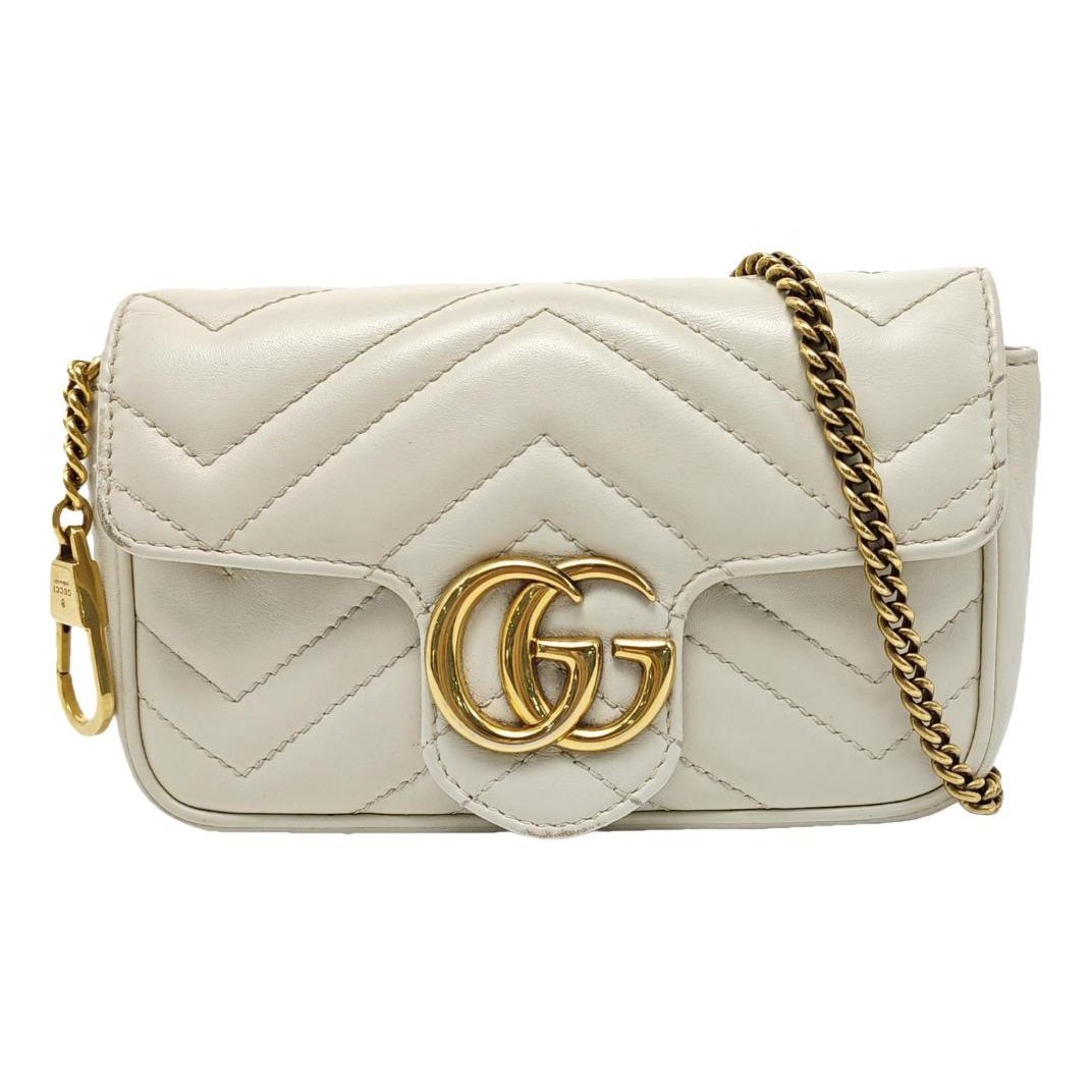 GG Marmont Flap leather handbag