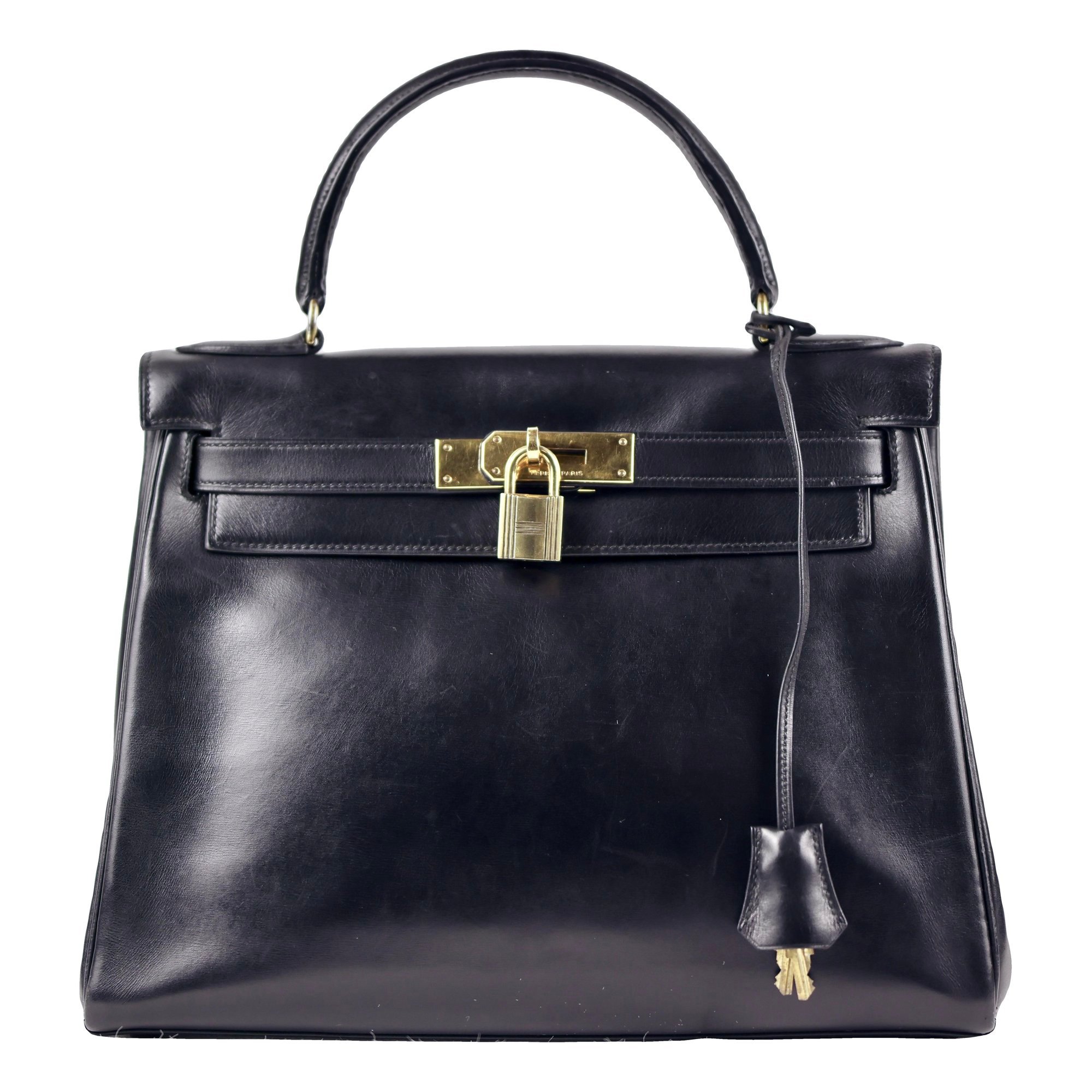 Kelly 28 leather handbag