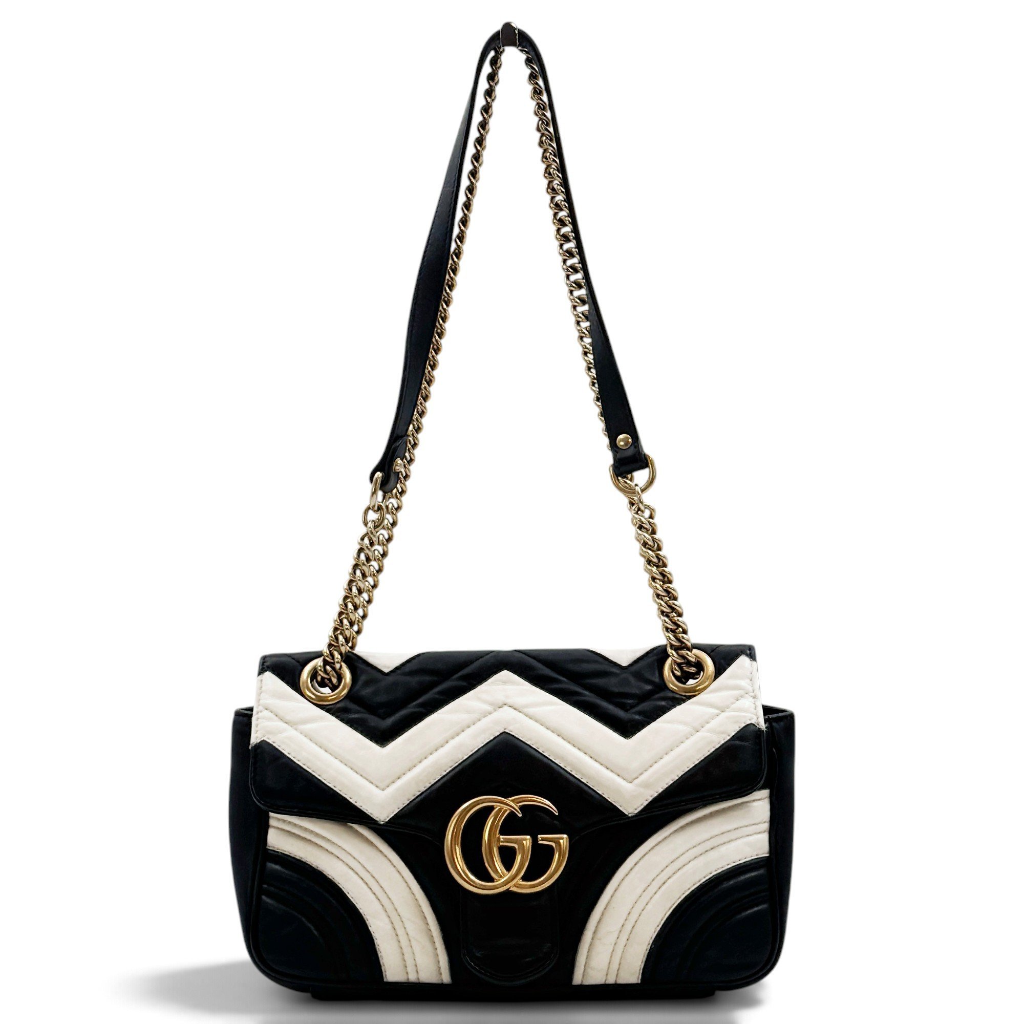 GG Marmont Chain Matelasse leather handbag