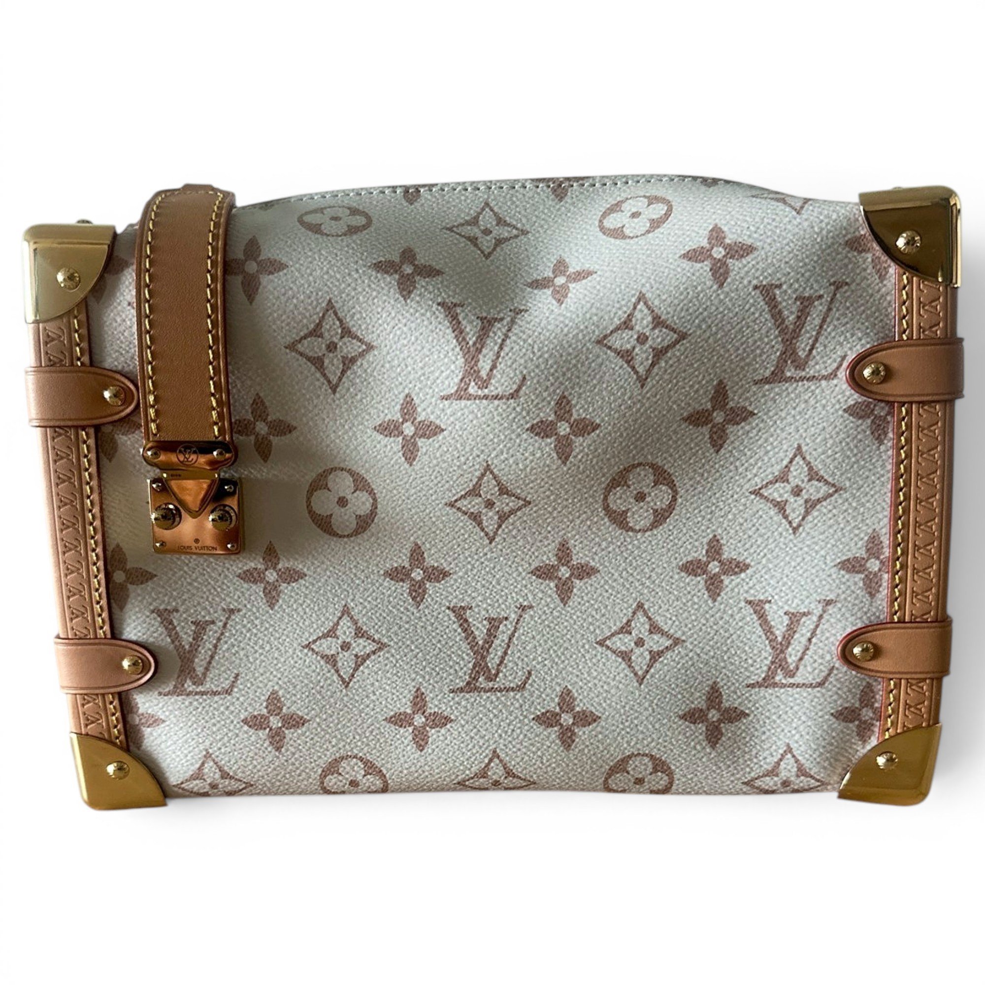Petite Malle Souple leather handbag