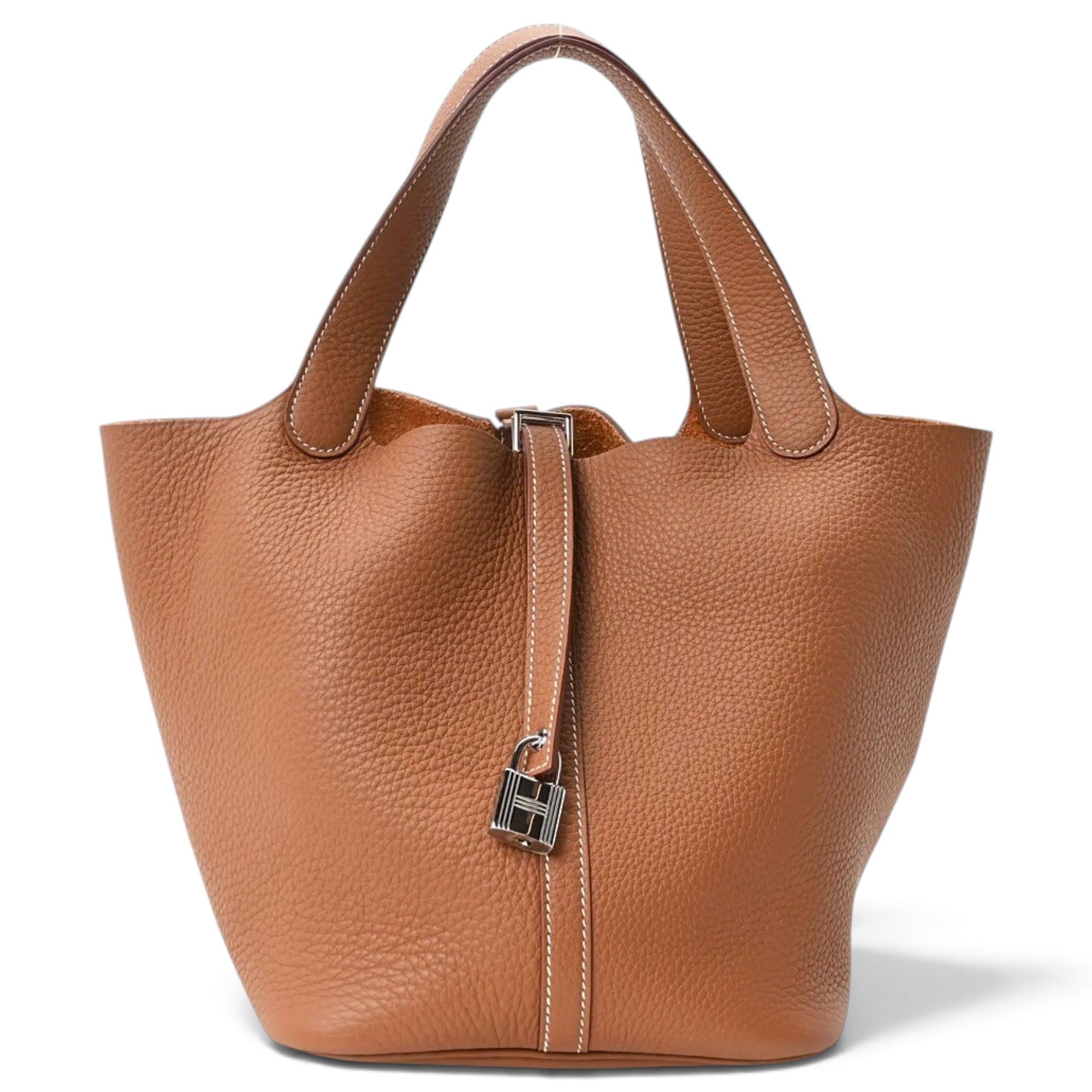 Picotin leather handbag