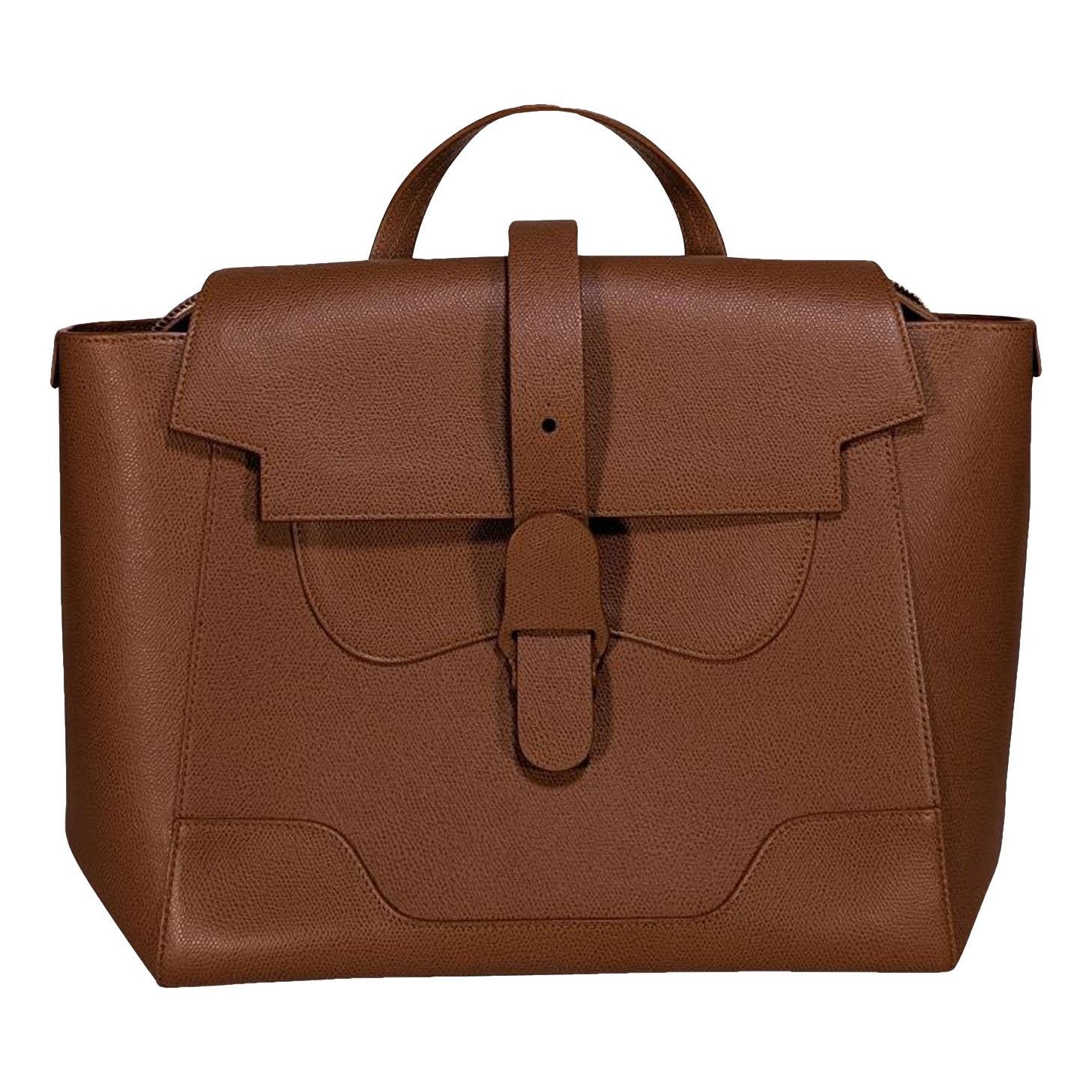 Leather backpack