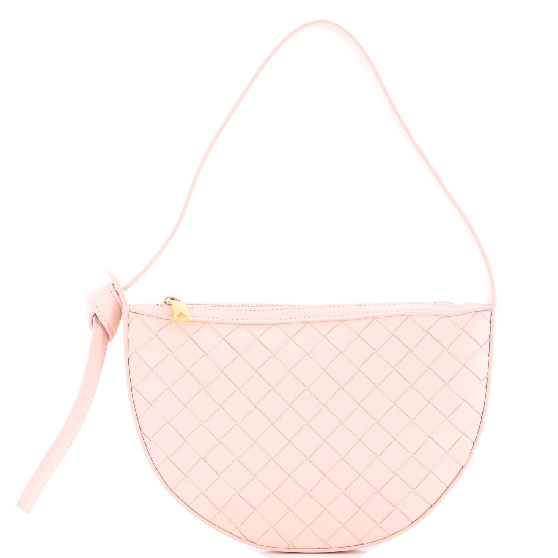 Bottega Veneta Sunrise Shoulder Bag Intrecciato Leather Mini