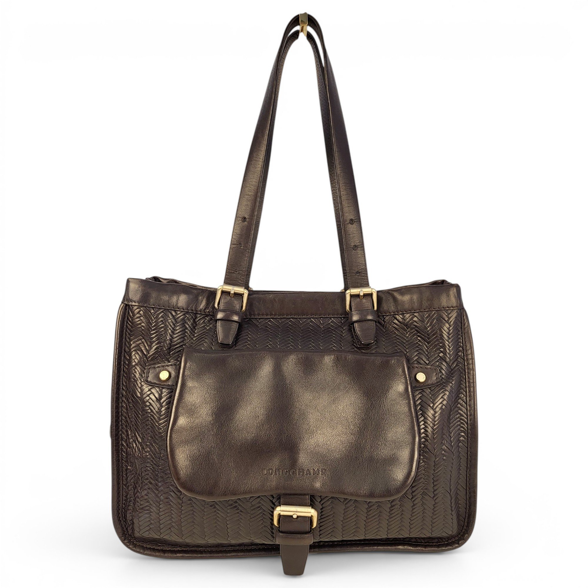 Balzane leather handbag