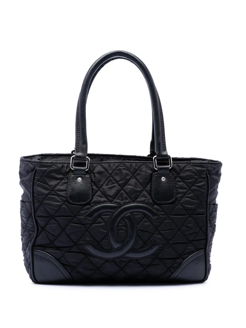 2005-2006 Paris New York Quilted Nylon tote bag