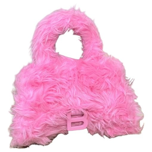 Hourglass cloth handbag