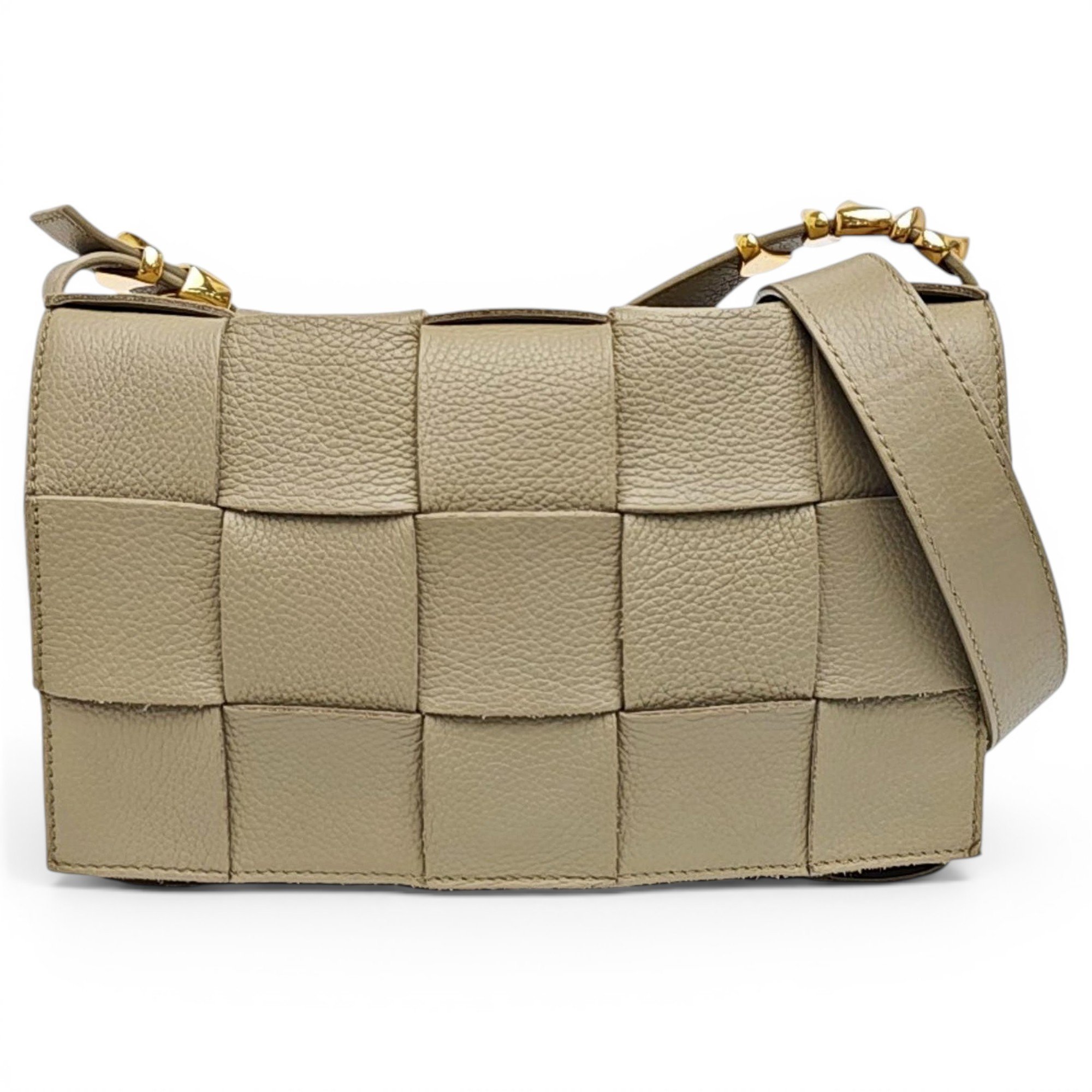 Cassette leather crossbody bag