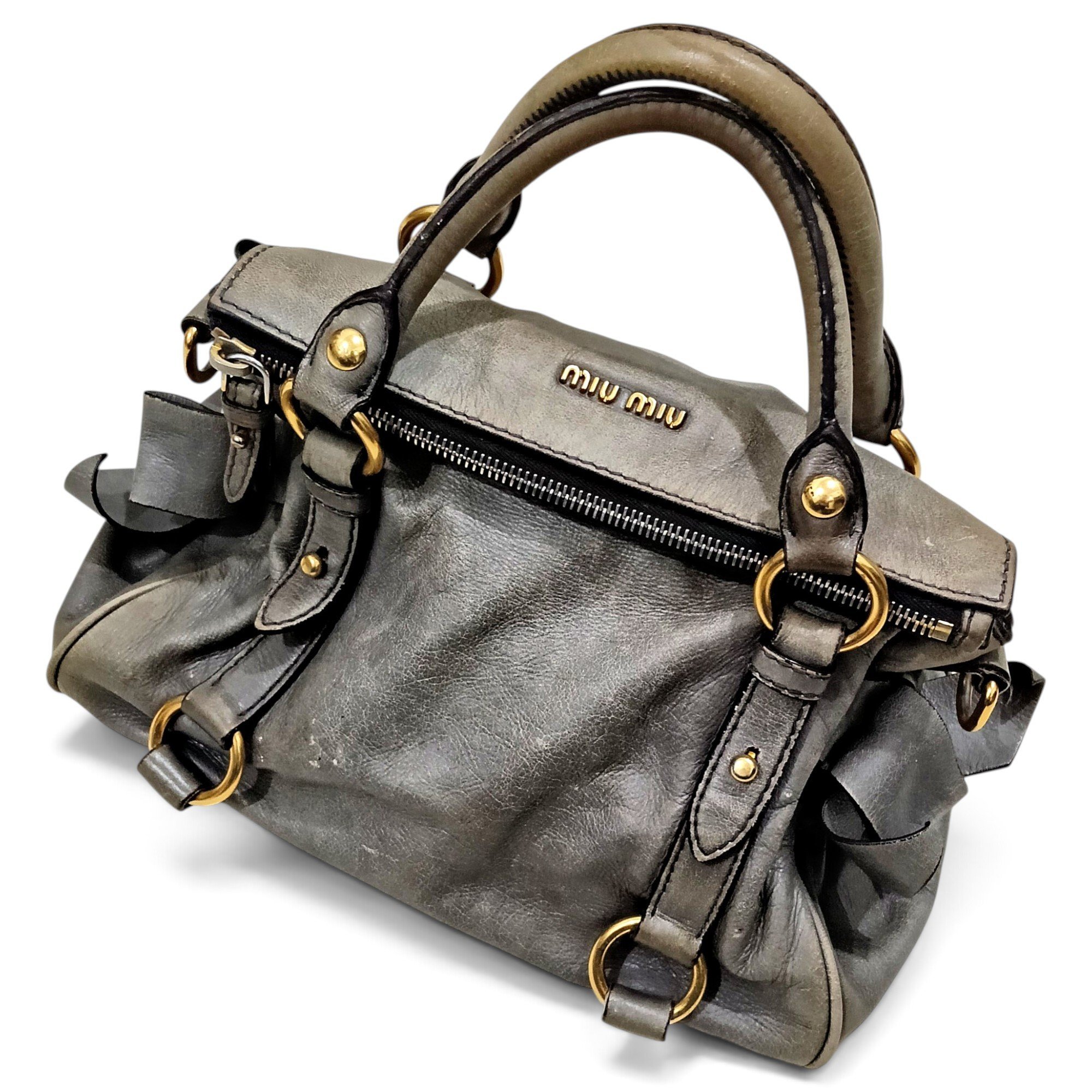 Leather handbag