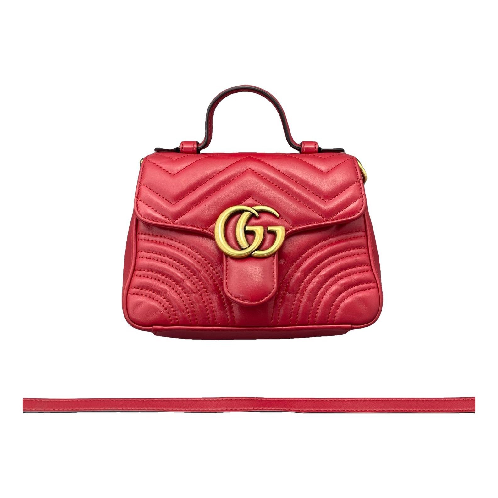 GG Marmont Flap leather handbag
