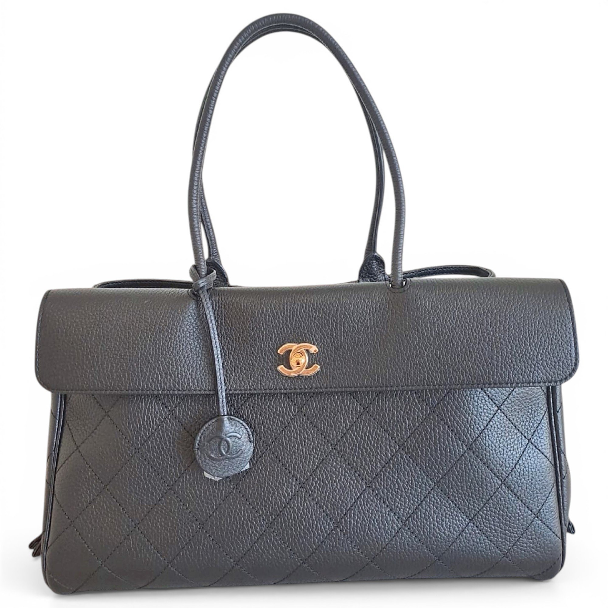 Leather tote