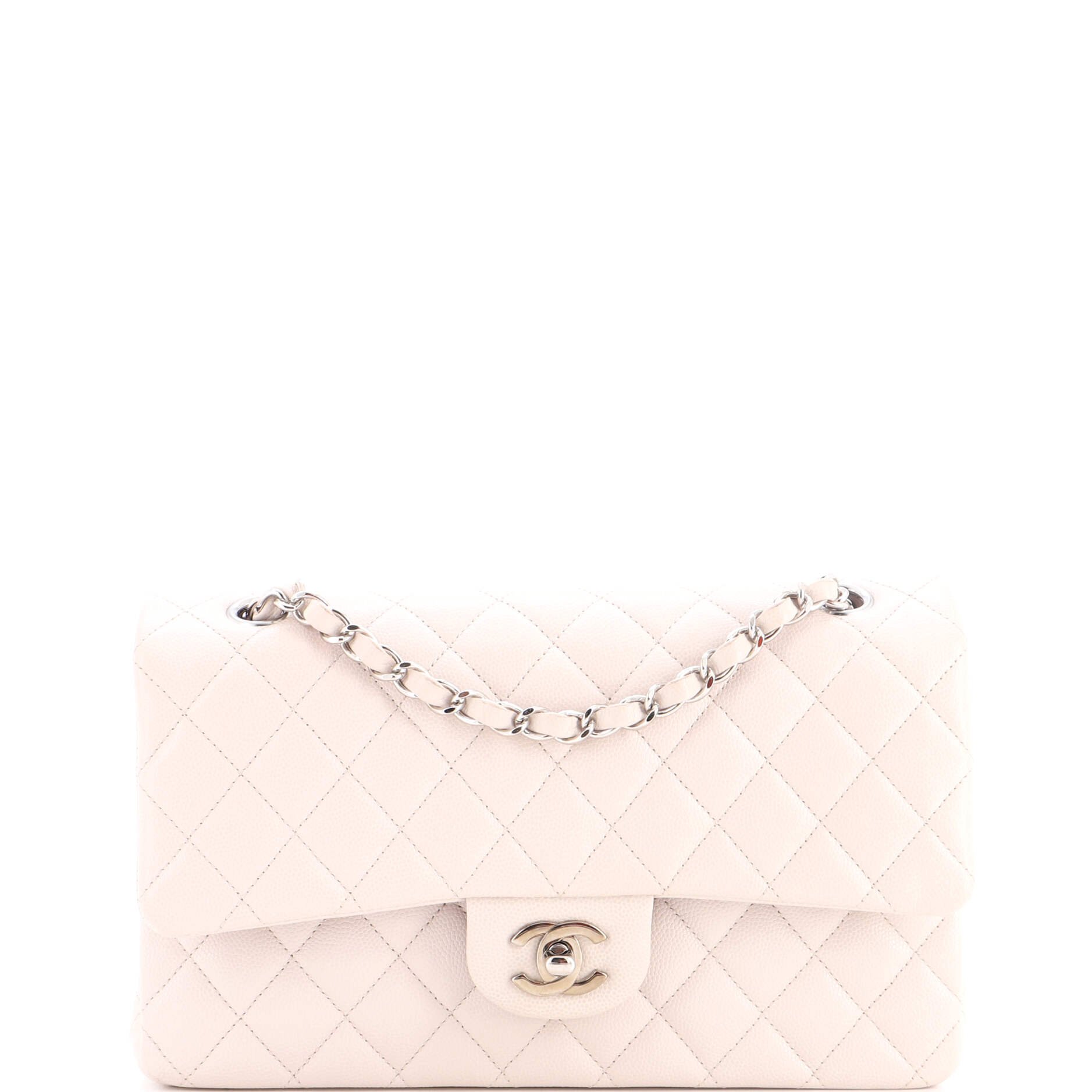 Classic Double Flap Bag Quilted Caviar Medium
