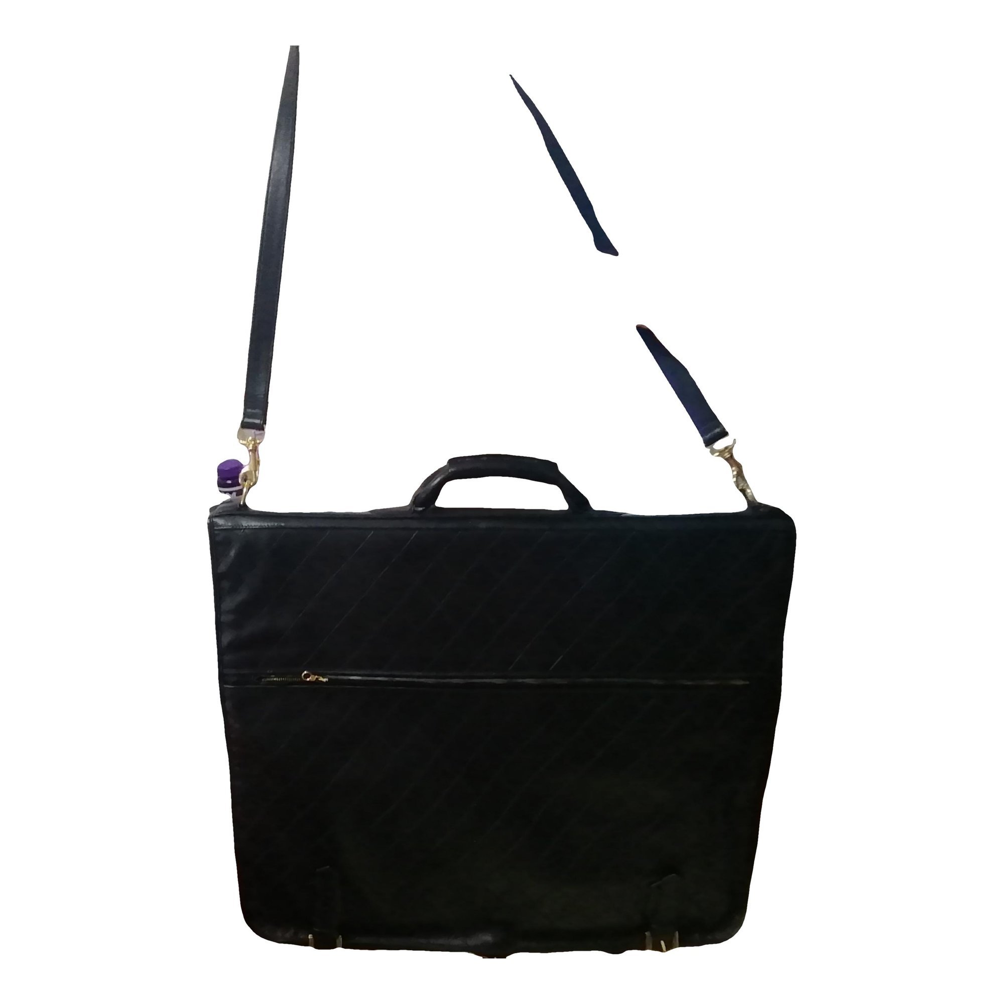 Leather travel bag