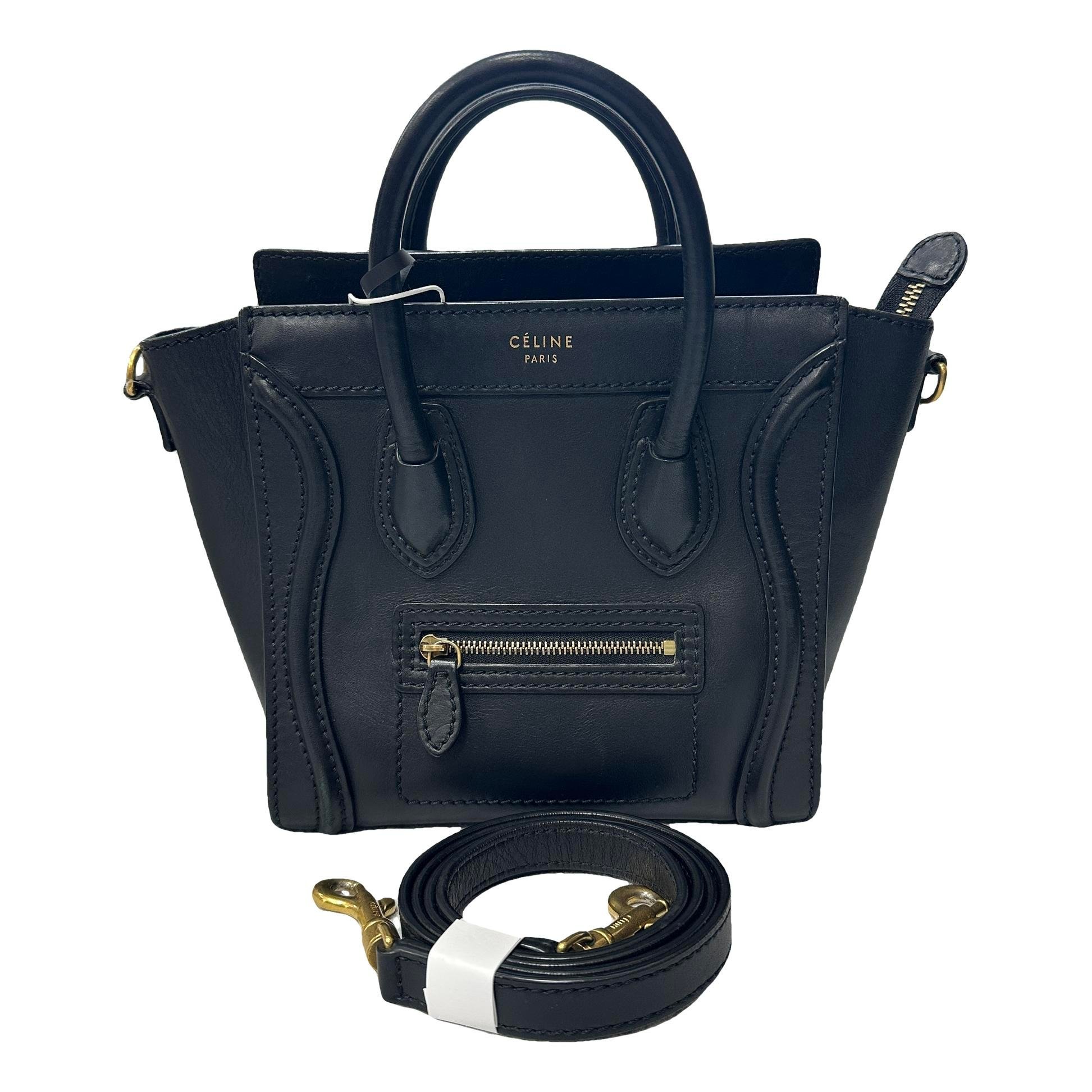 Nano Luggage leather handbag