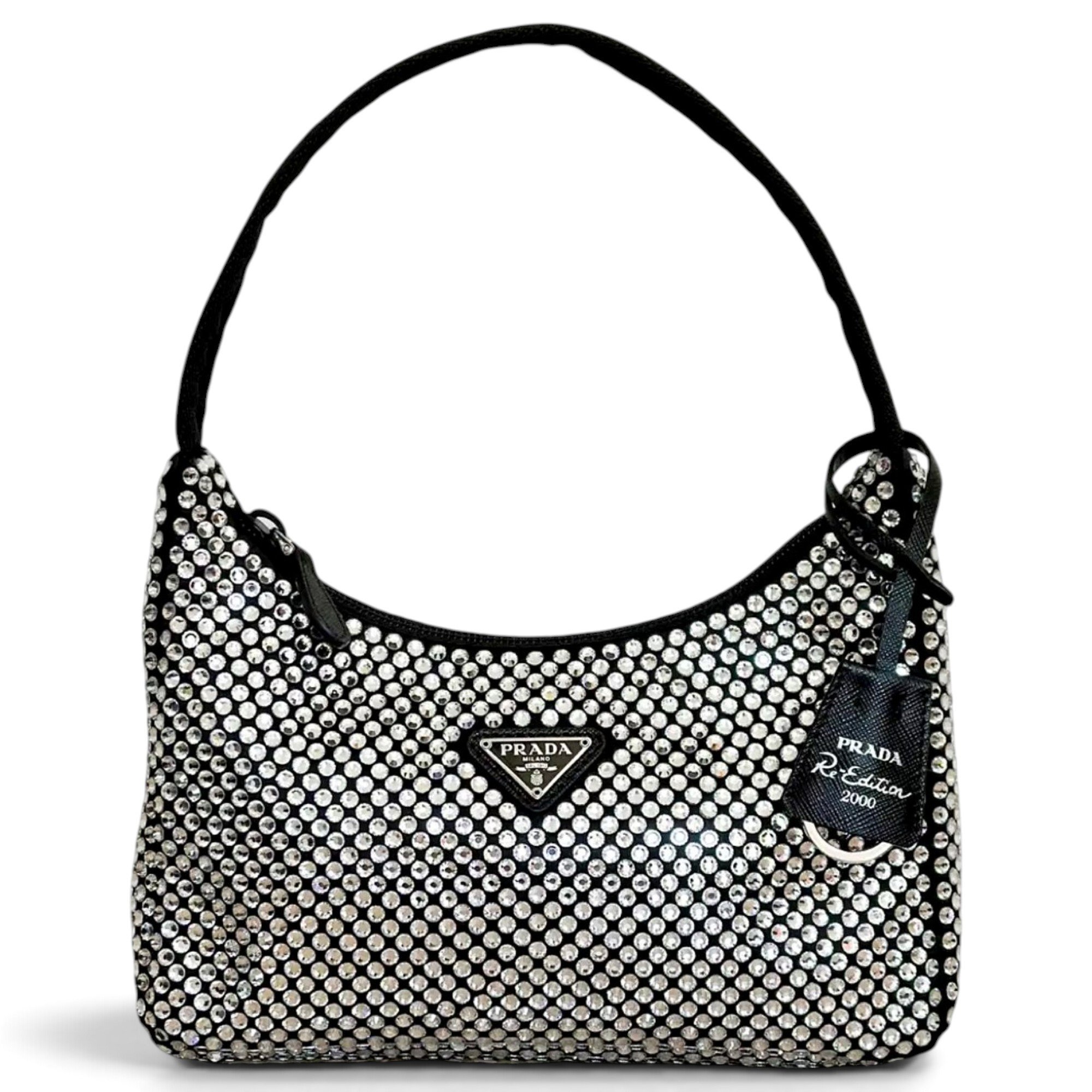 Re-Edition 2000 glitter handbag