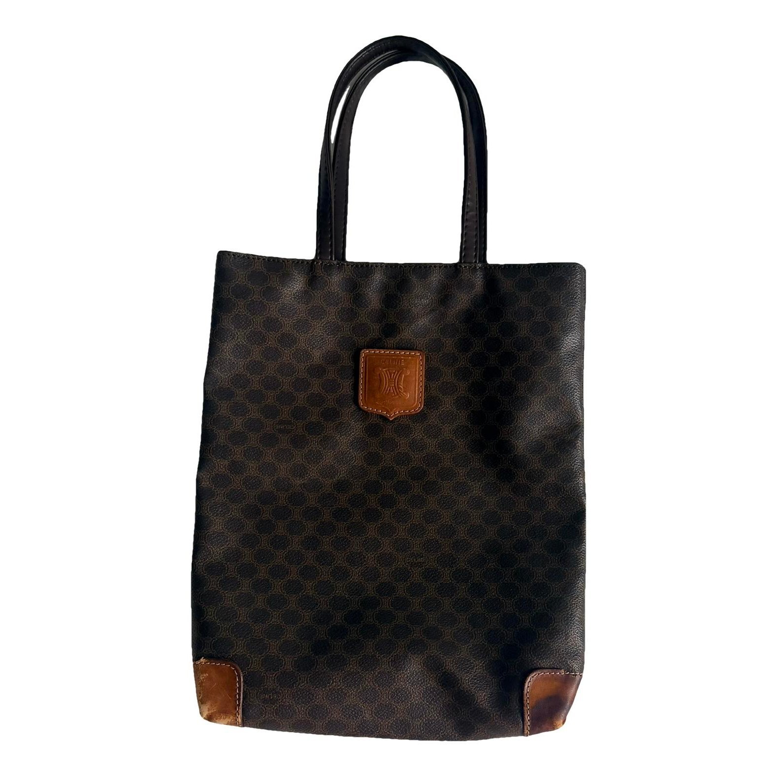 Leather tote