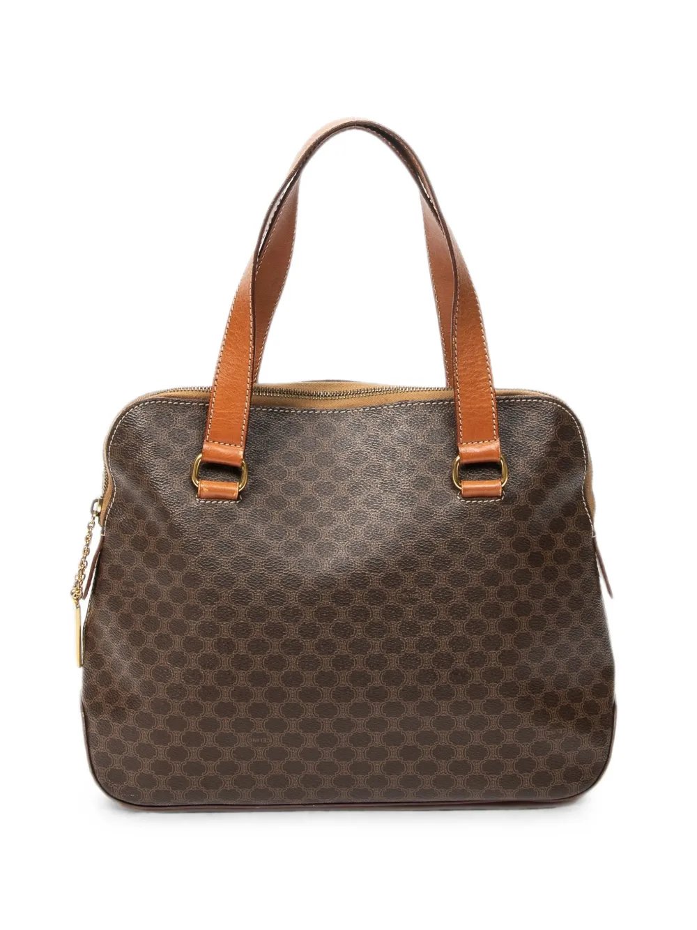 Macadam pattern shoulder bag