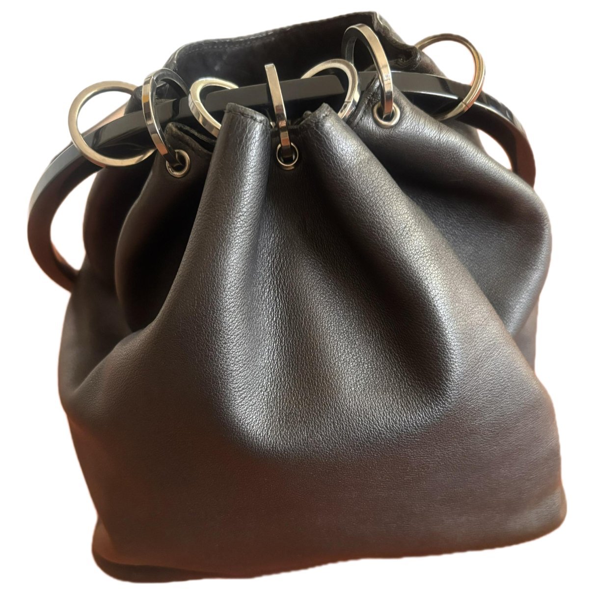 Leather handbag