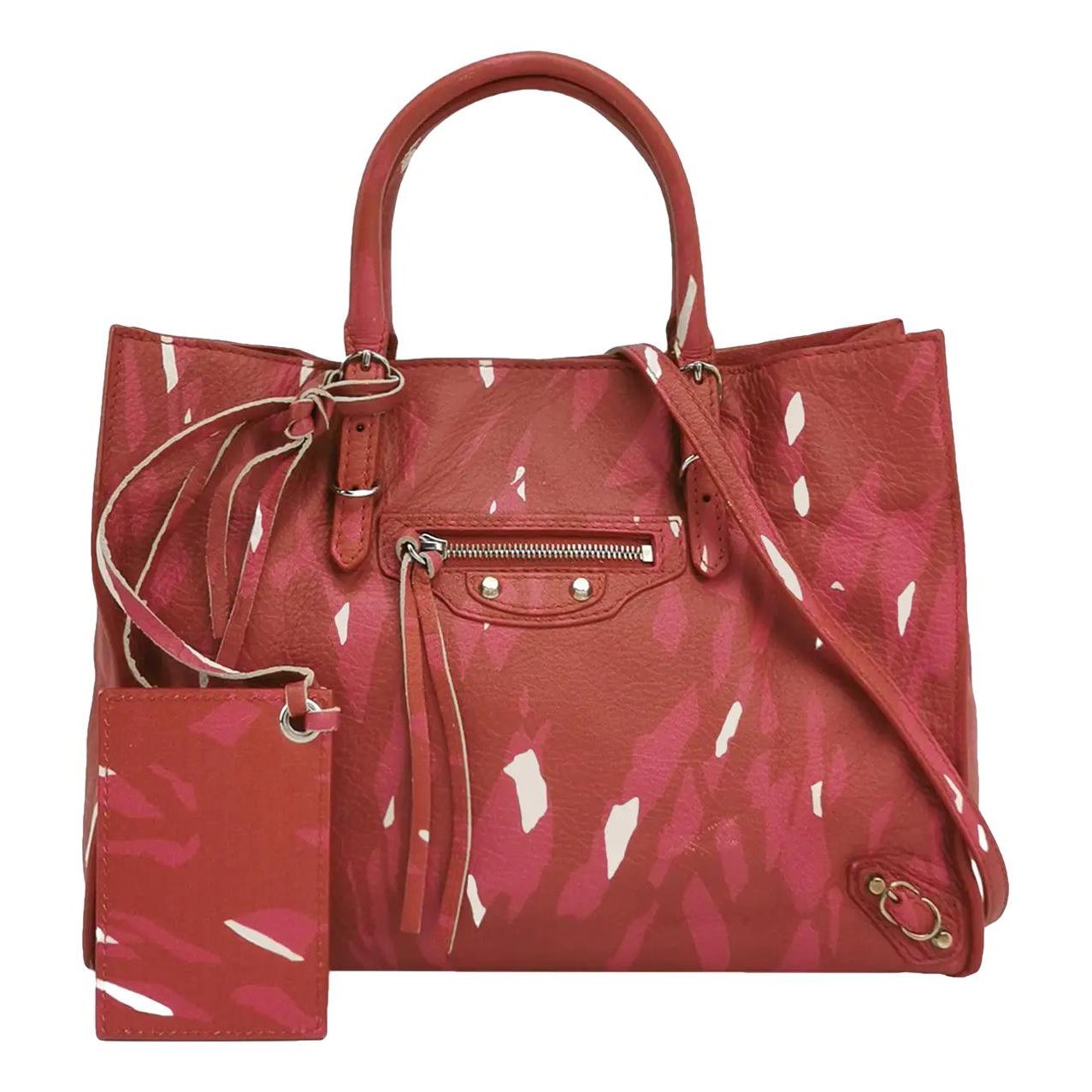 Papier leather crossbody bag