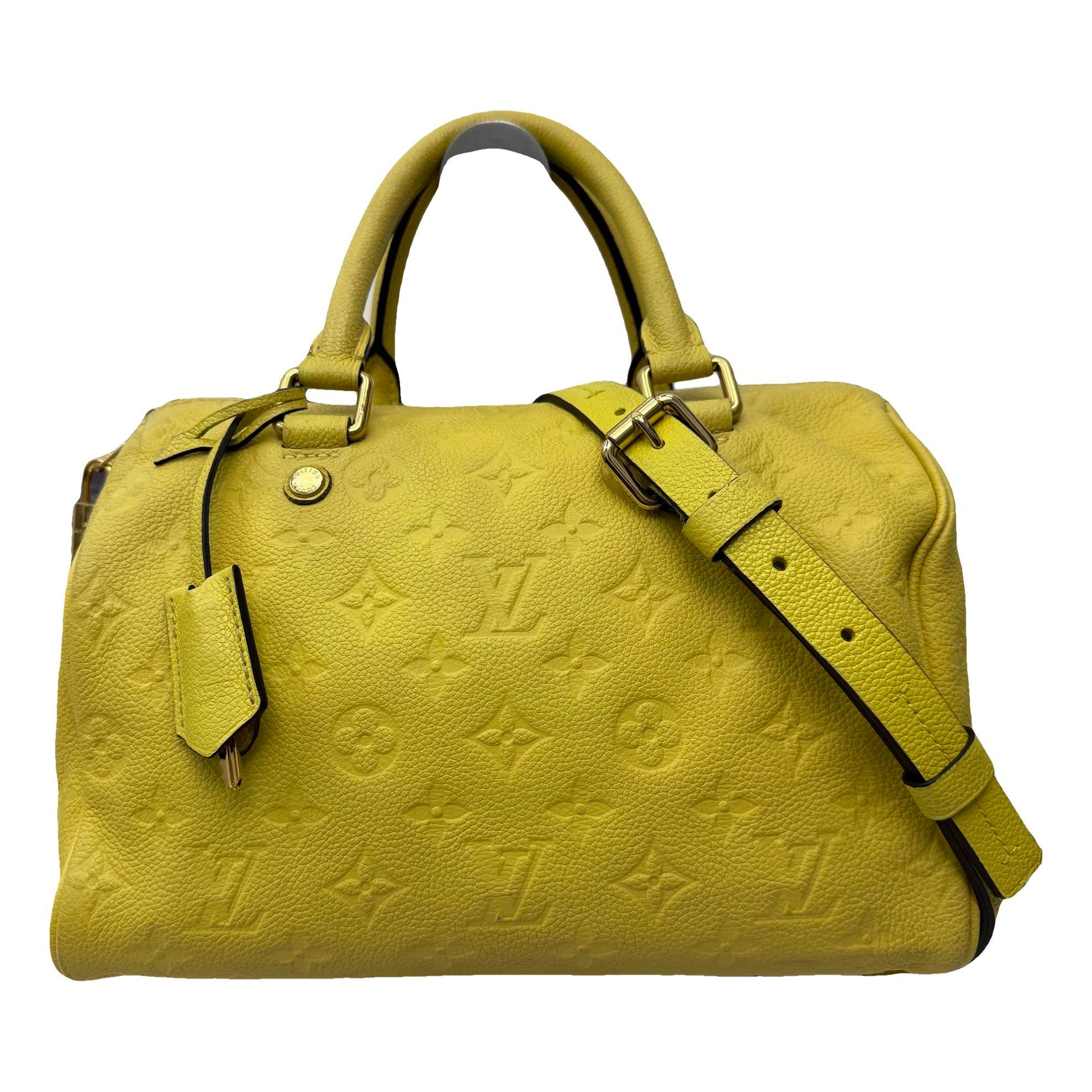 Speedy leather handbag