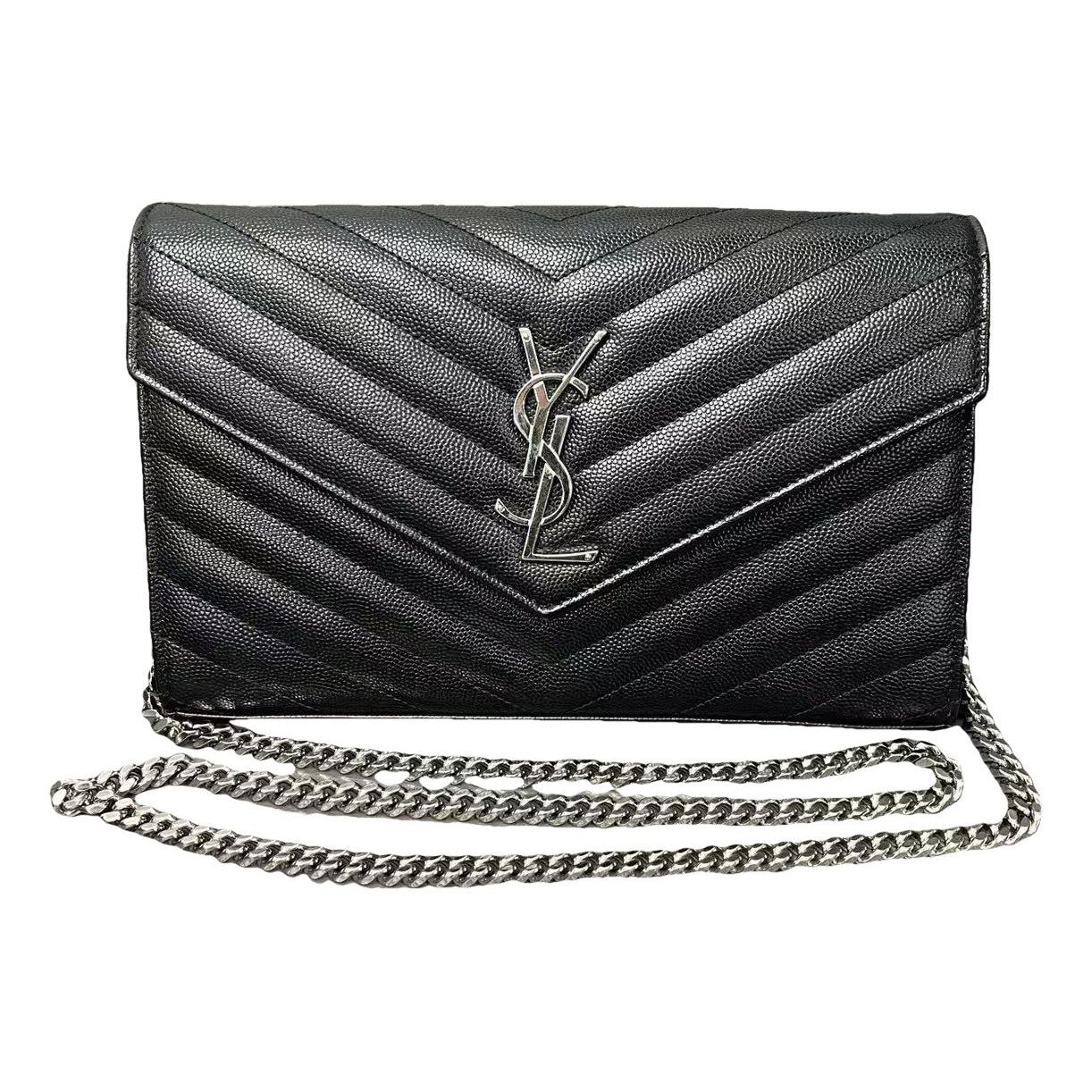 Portefeuille enveloppe leather handbag