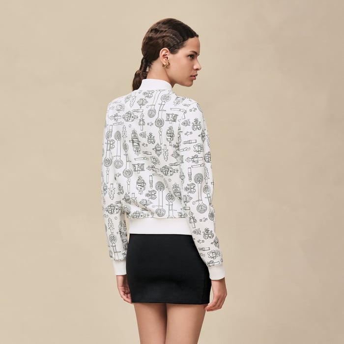 Blanc Cassé "Ferronnerie Remix" Varsity Jacket