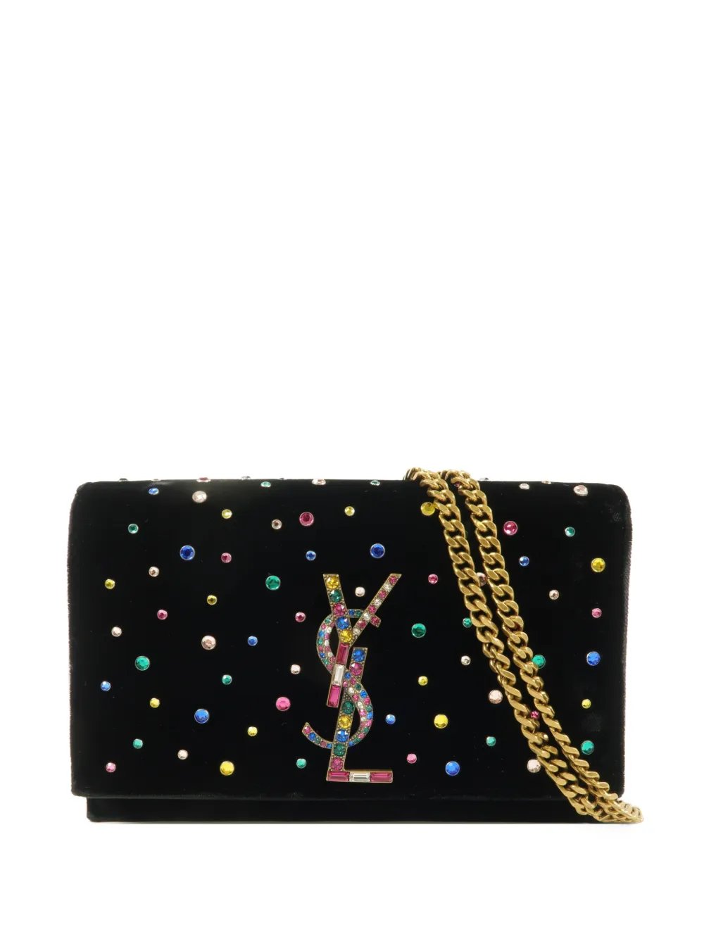 YSL crystal-embellished shoulder bag