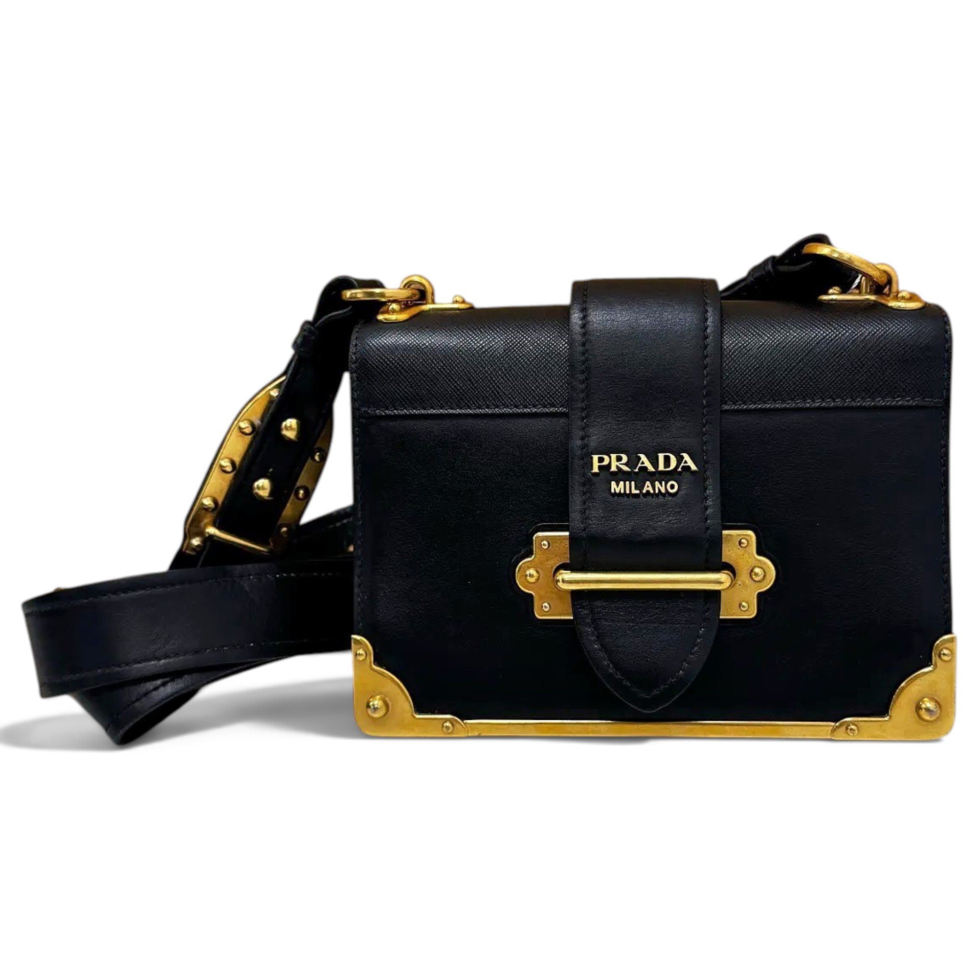 Cahier leather crossbody bag