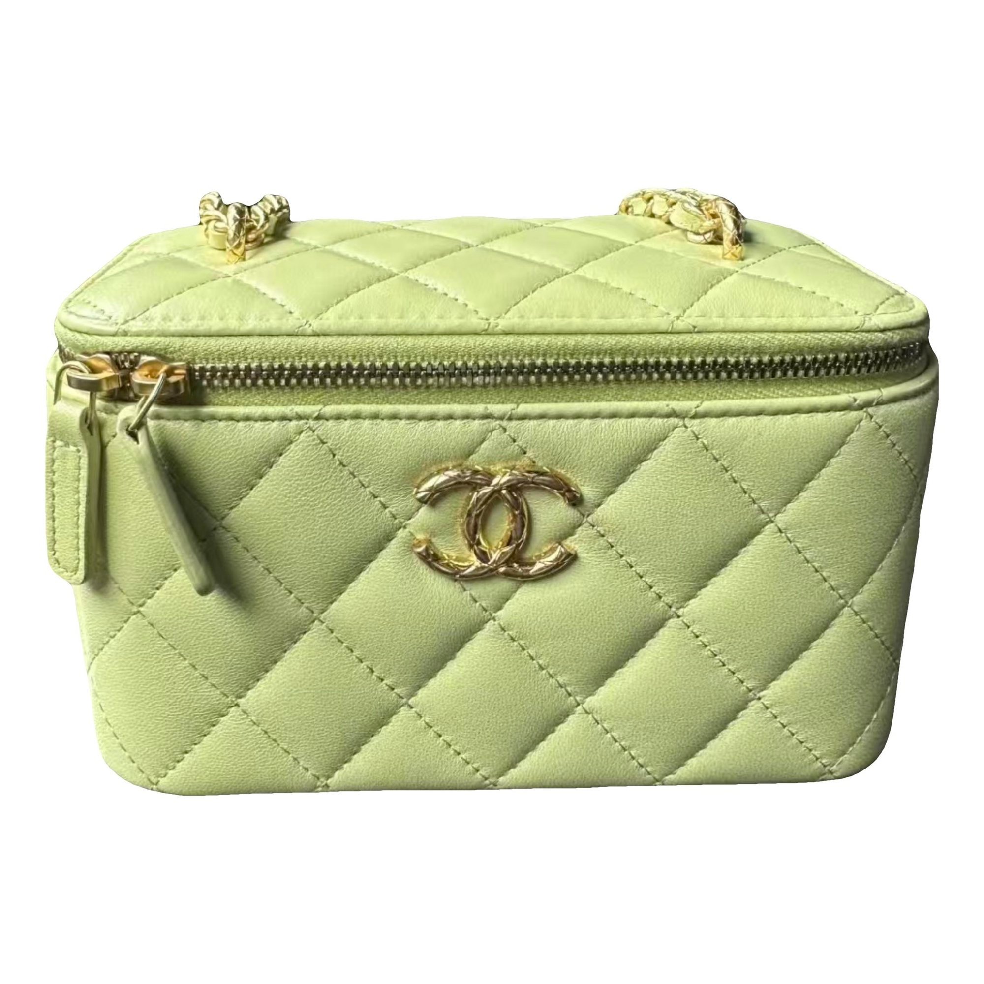 Trendy CC Vanity leather handbag