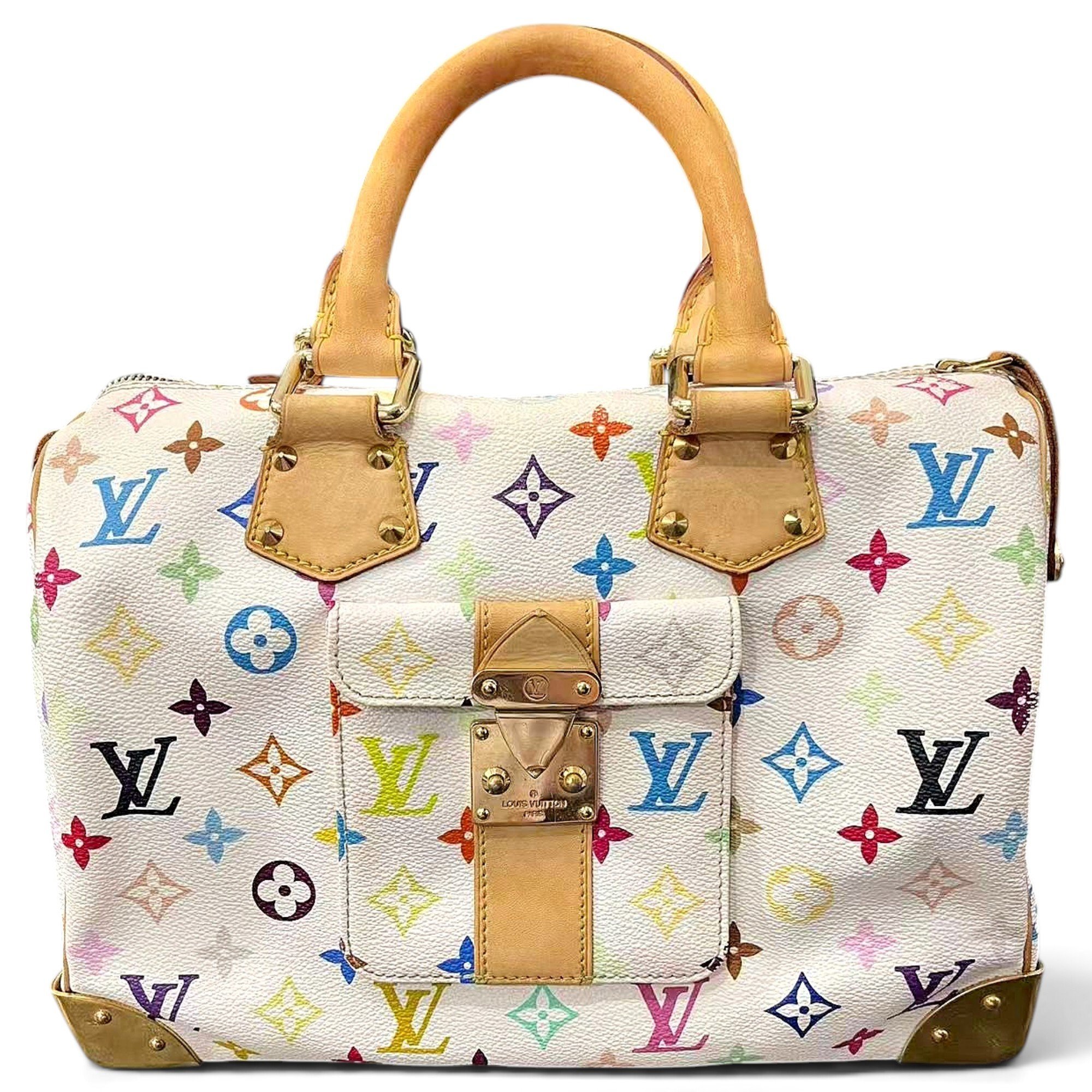 Speedy leather handbag