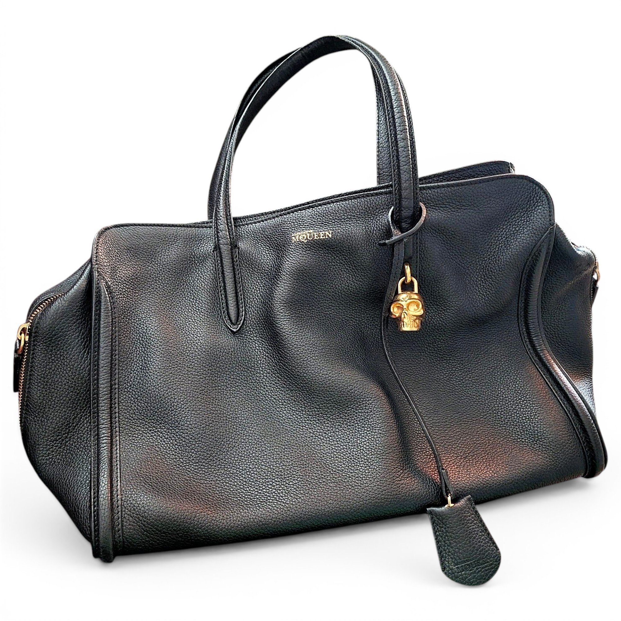 Leather handbag