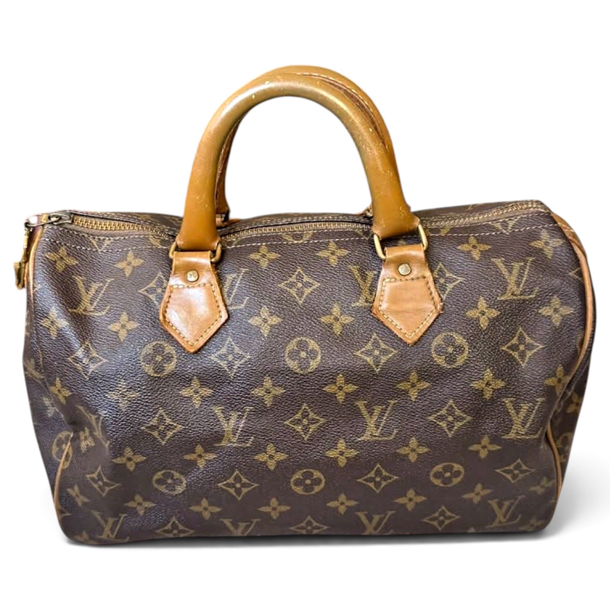 Speedy leather bag