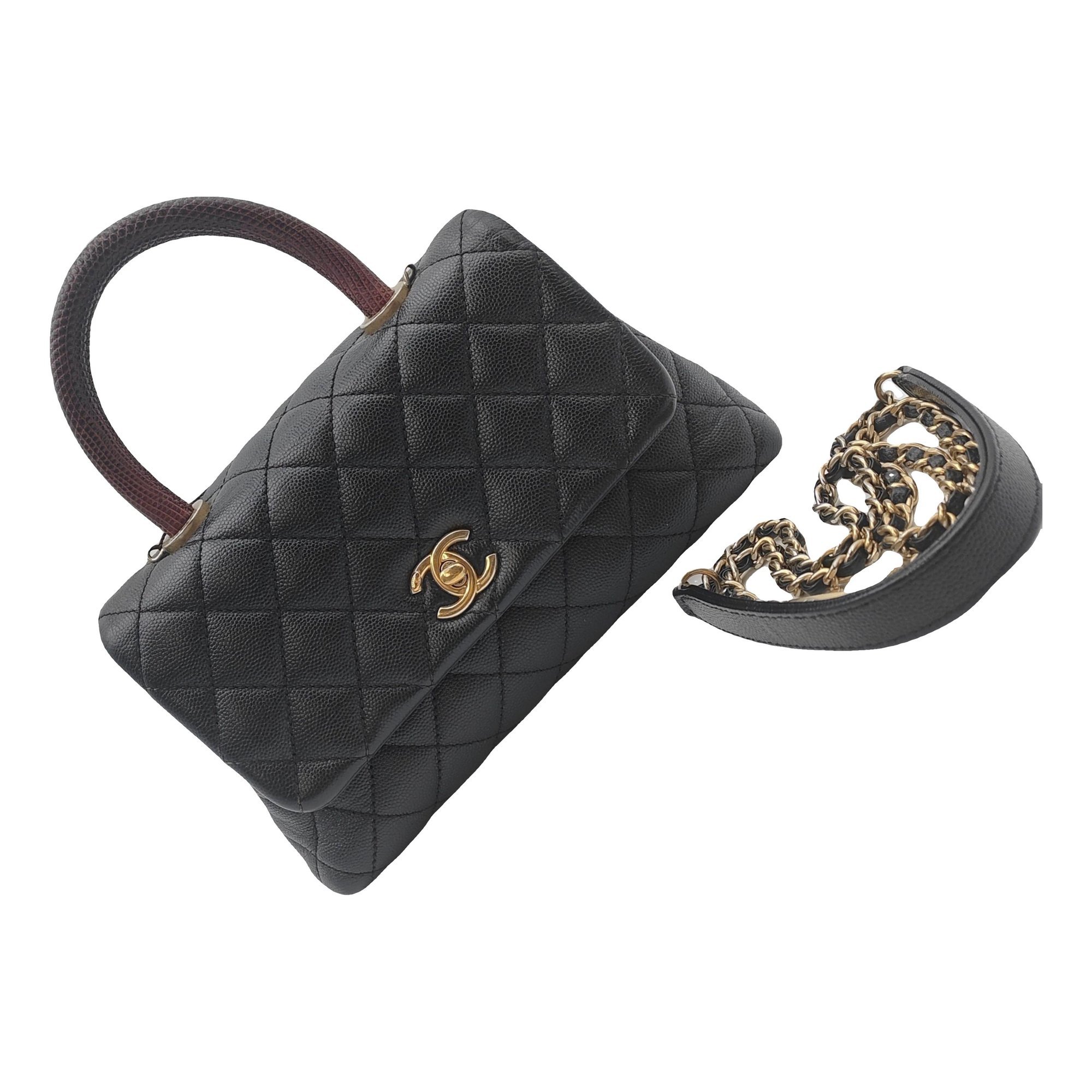 Coco Handle leather handbag