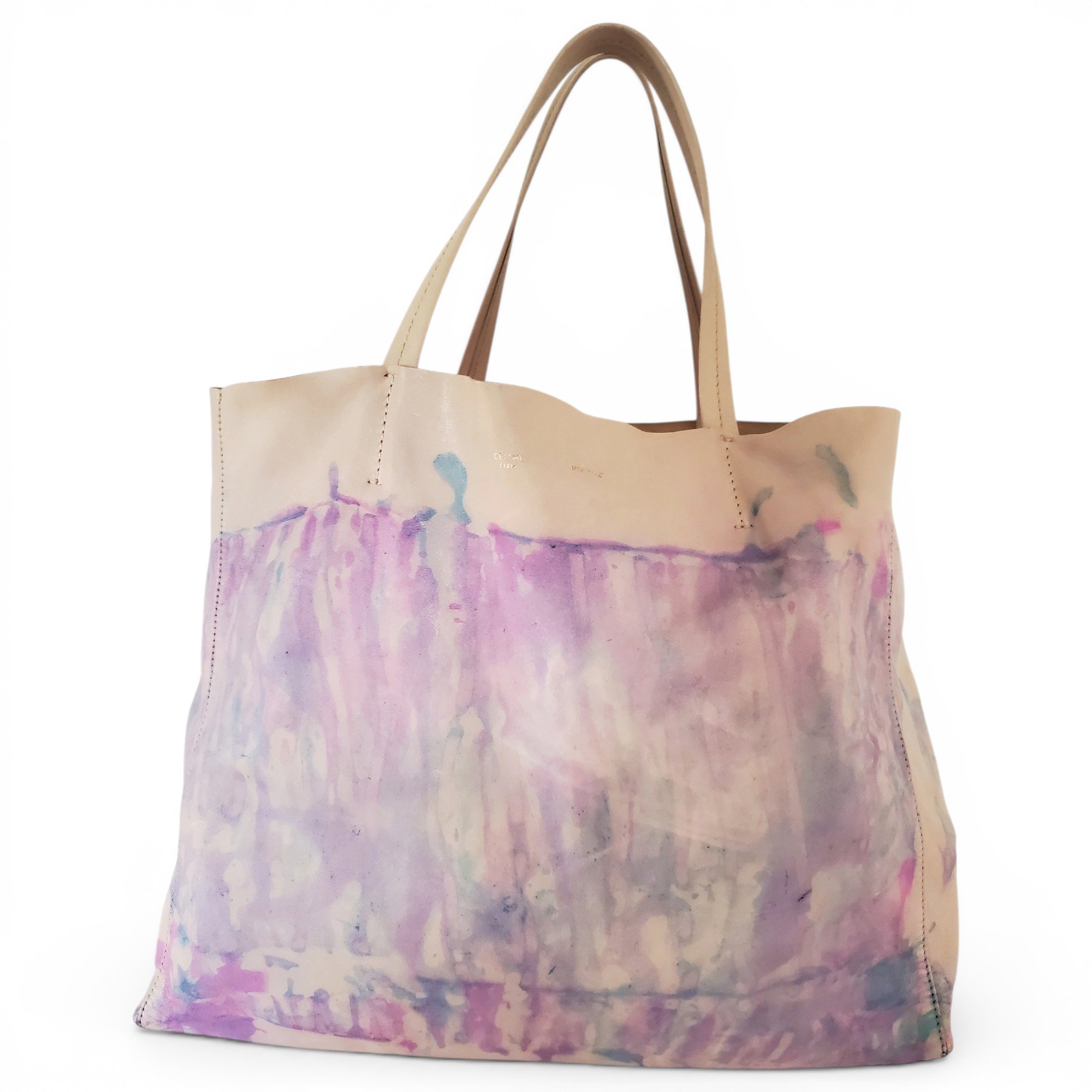 Cabas leather tote
