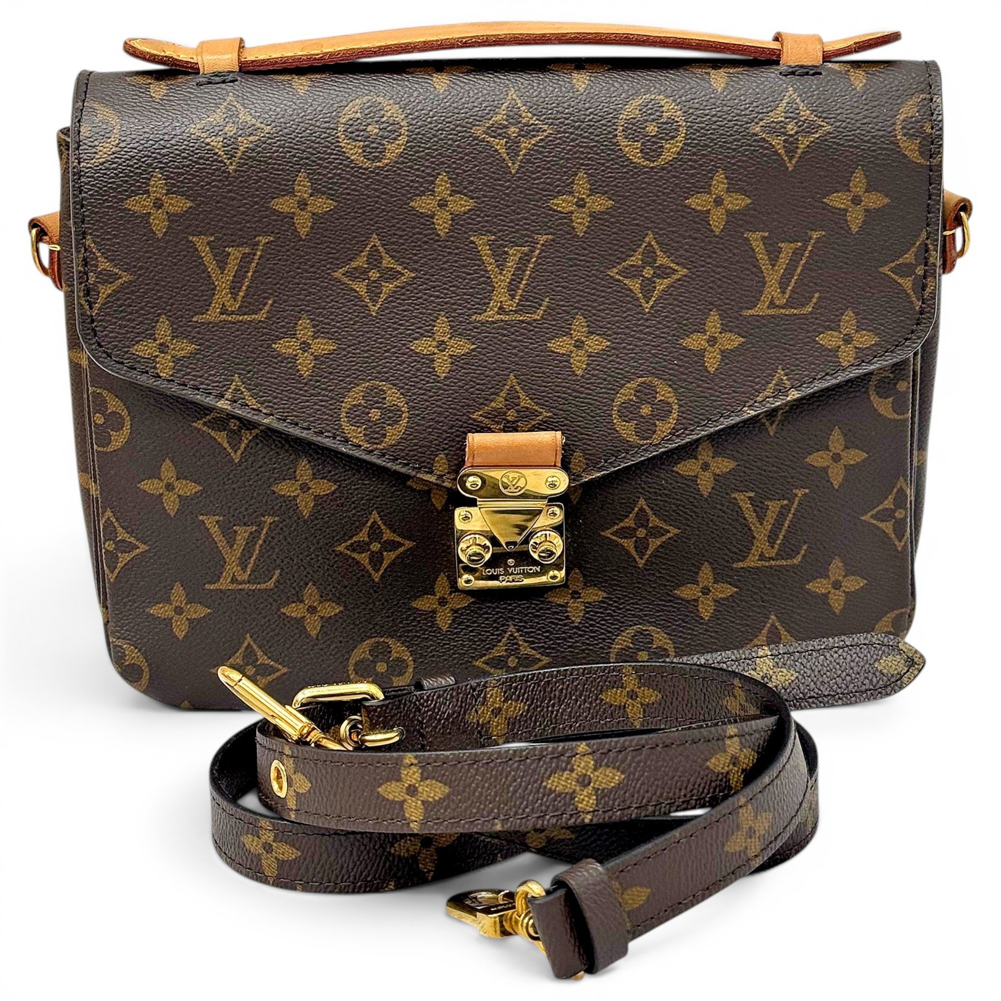 Metis leather handbag