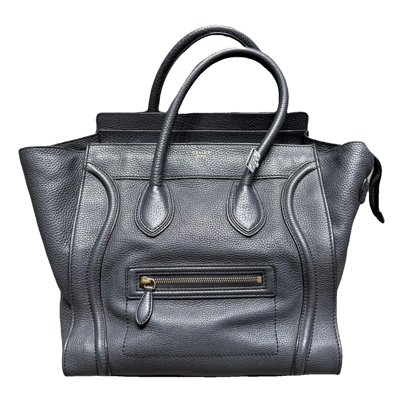Luggage leather handbag