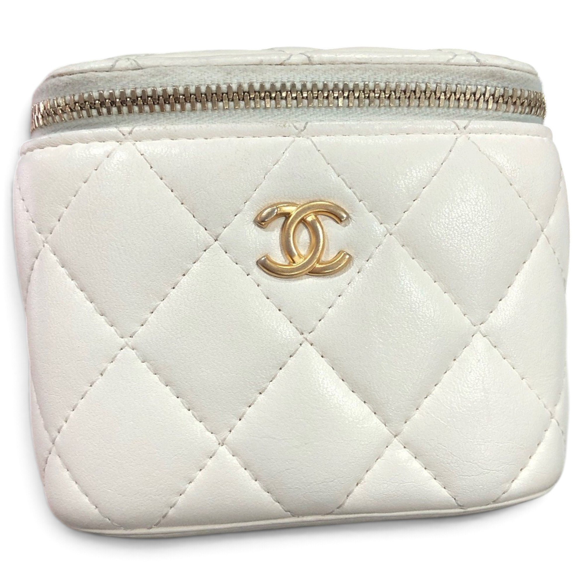 Trendy CC Vanity leather handbag
