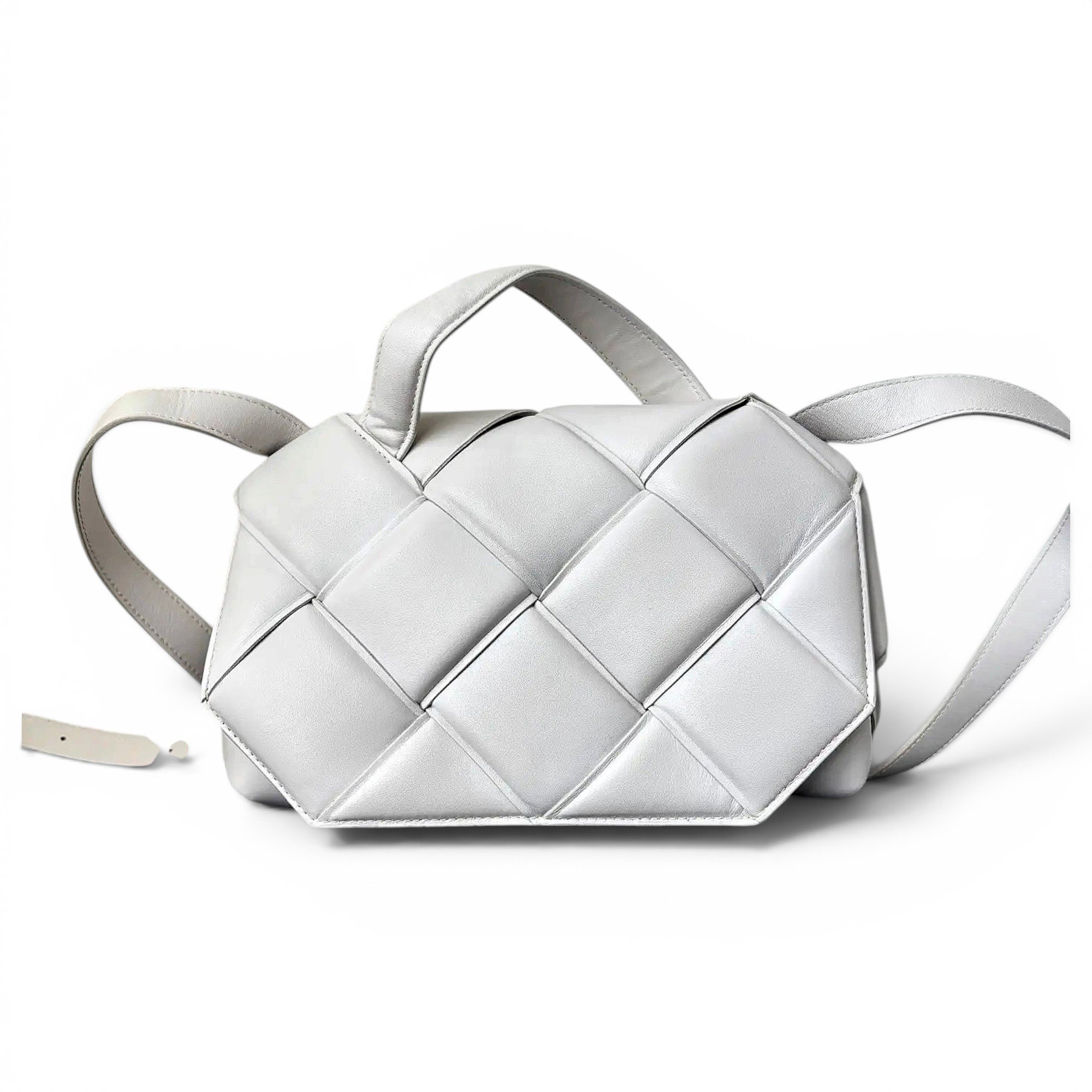 Cassette leather crossbody bag