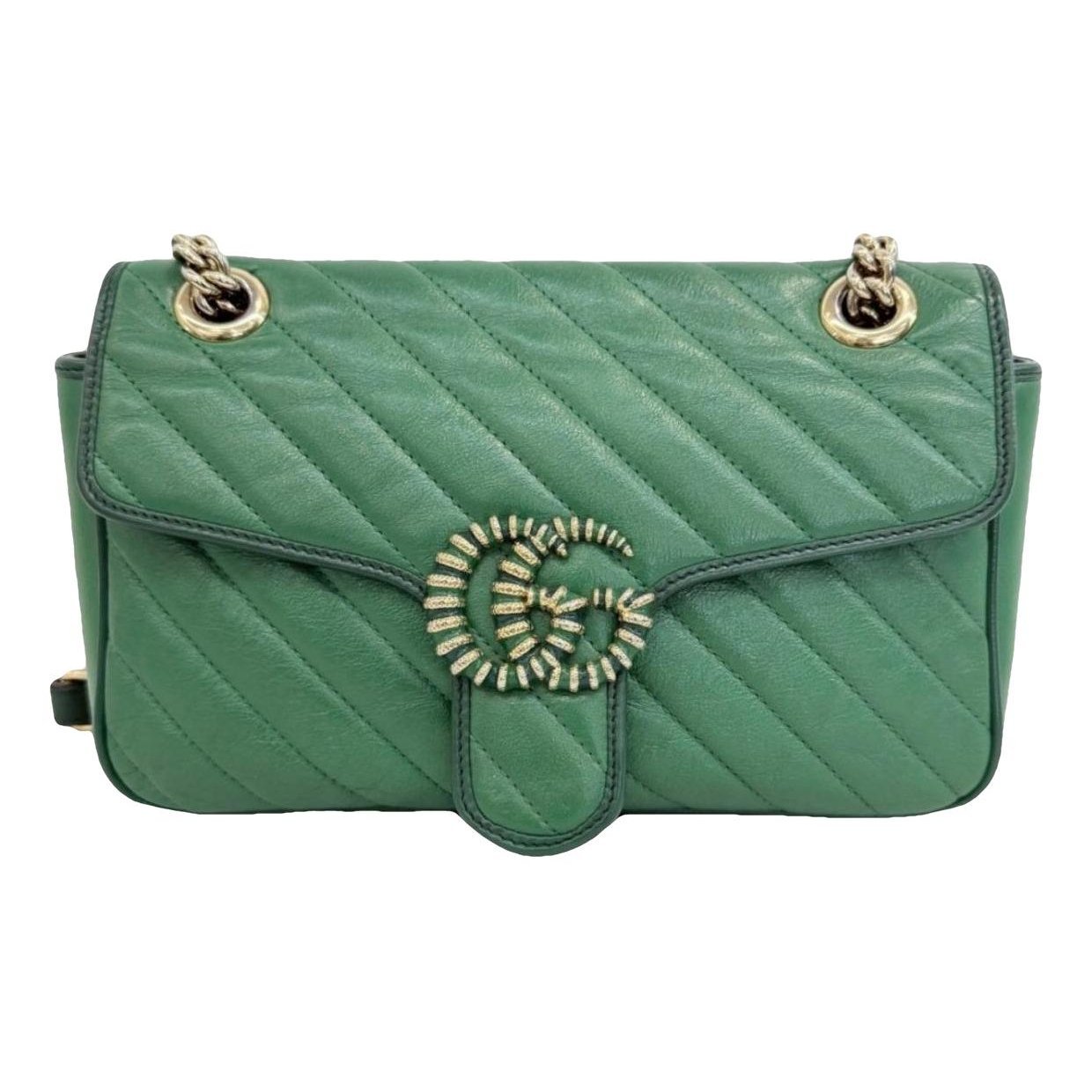 GG Marmont Flap leather bag