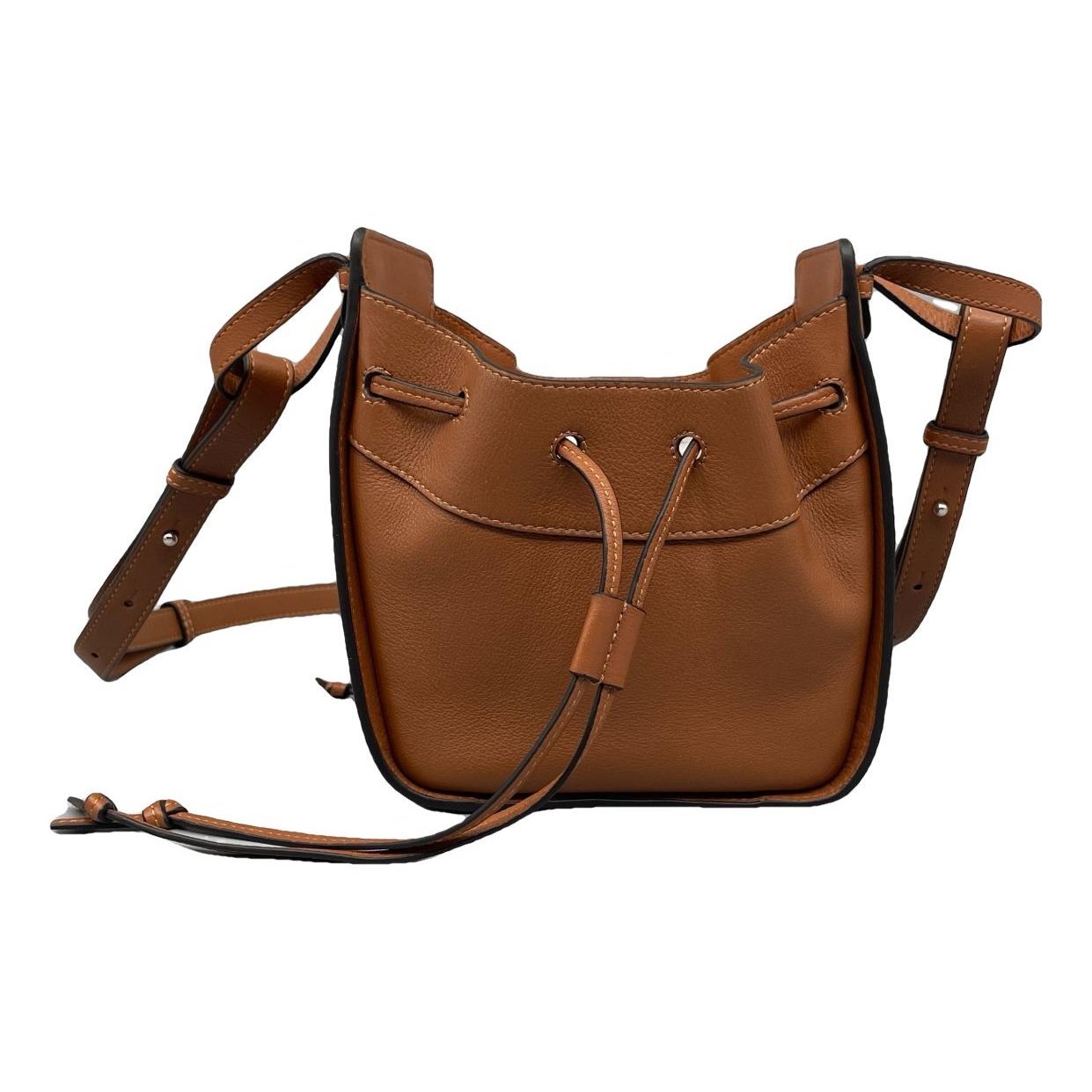 Hammock leather handbag