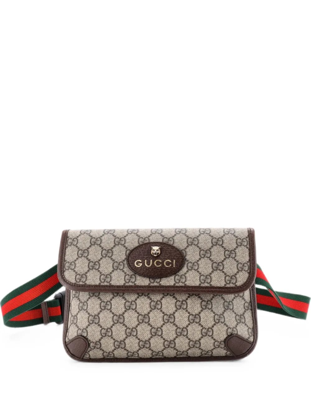 Neo Vintage Flap GG Coated Canvas belt bag