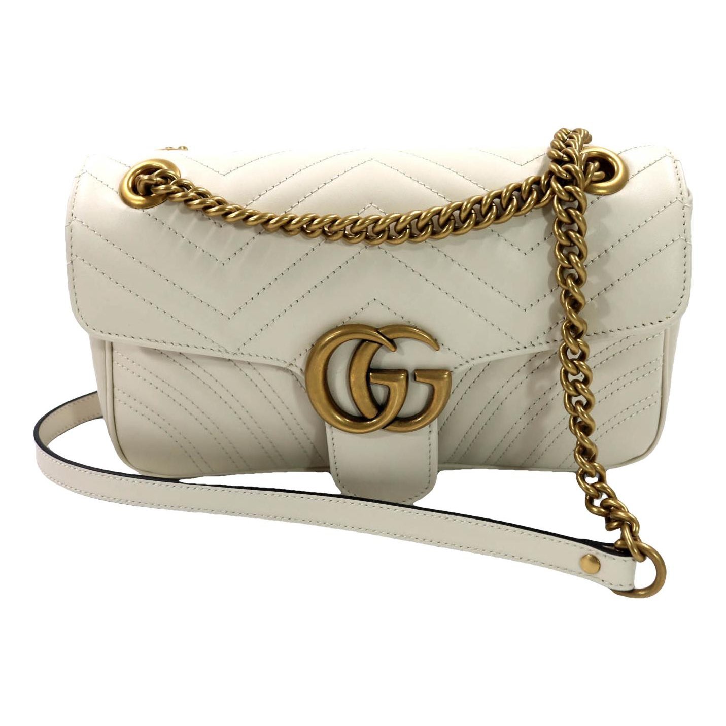 GG Marmont Flap leather crossbody bag