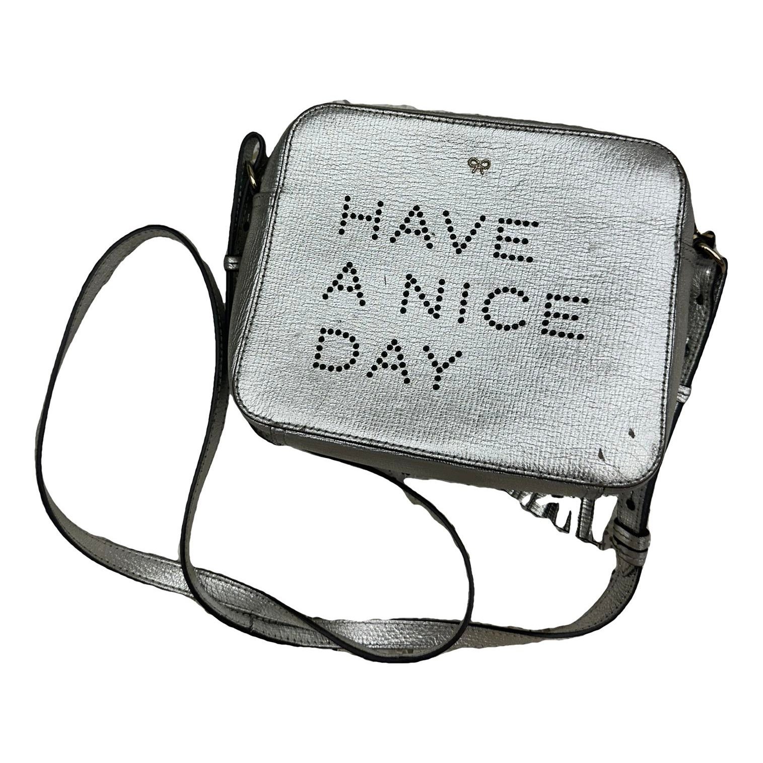Leather crossbody bag