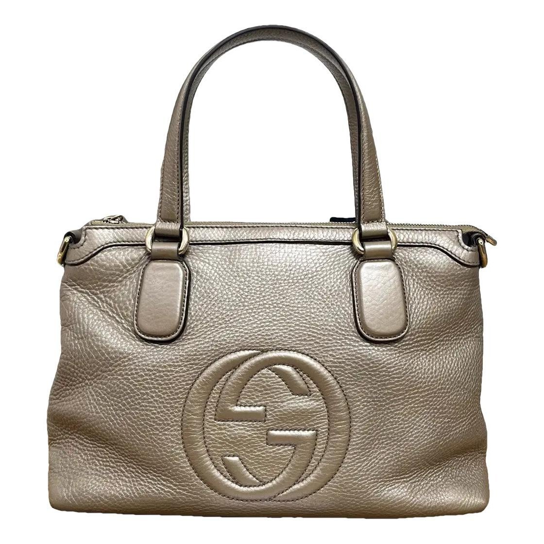 Soho Top Handle leather handbag