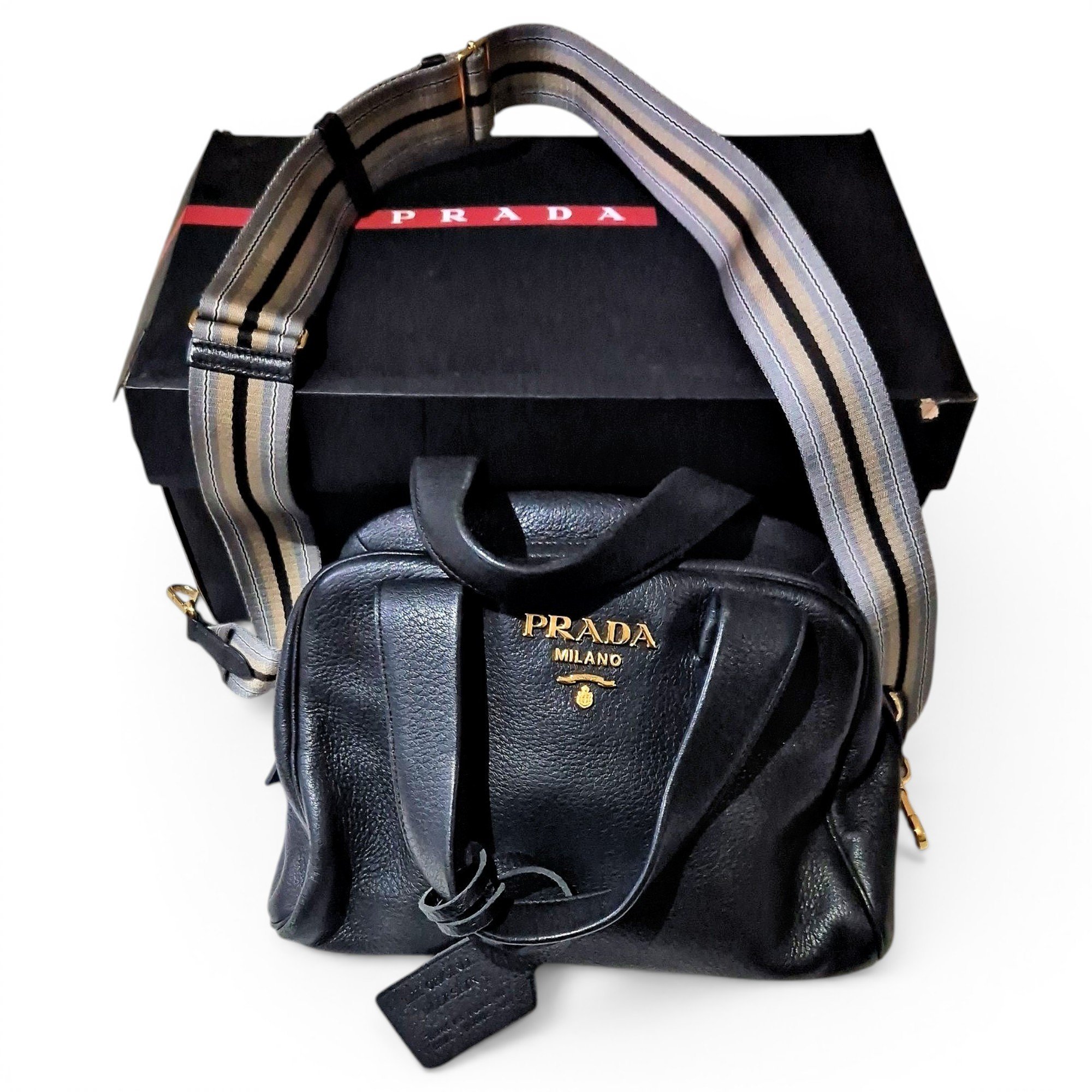 Cargo leather crossbody bag
